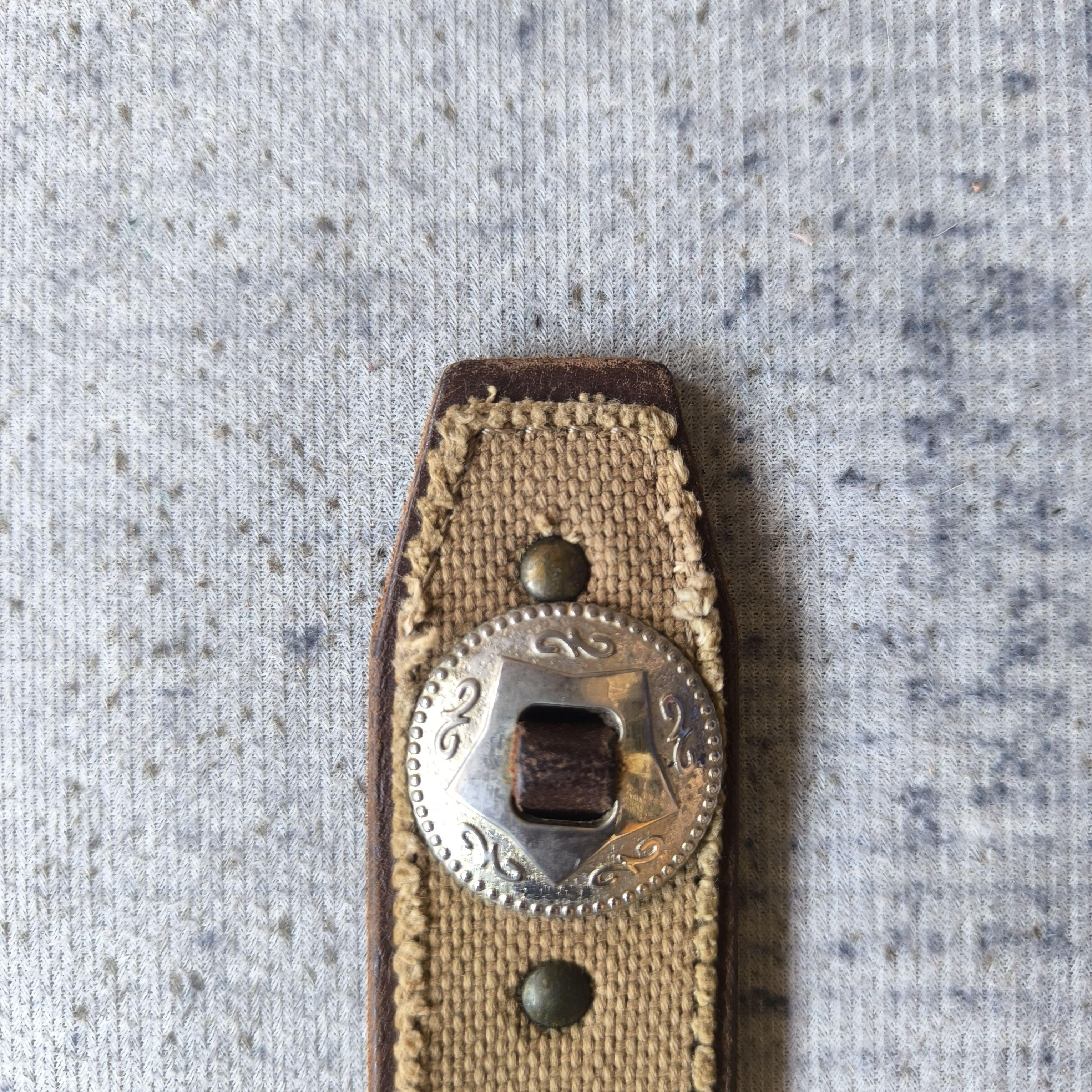 PPFM ❇️ Vintage lee jeans garrison cowboy style leather belt Size ONE SIZE - 6 Thumbnail