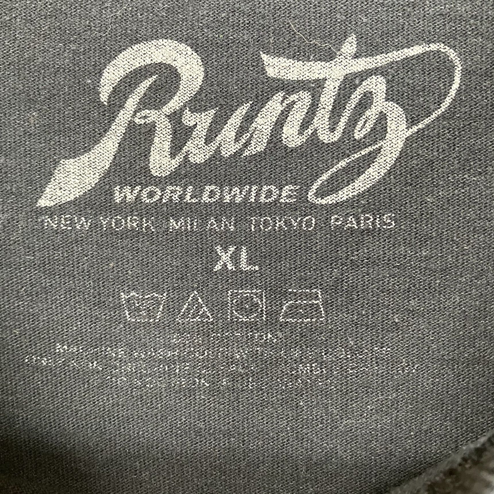 Etro Runtz Graphic T-Shirt XL Black Retro Neon Skate Team Crew Neck Mens Size US XL / EU 56 / 4 - 3 Thumbnail