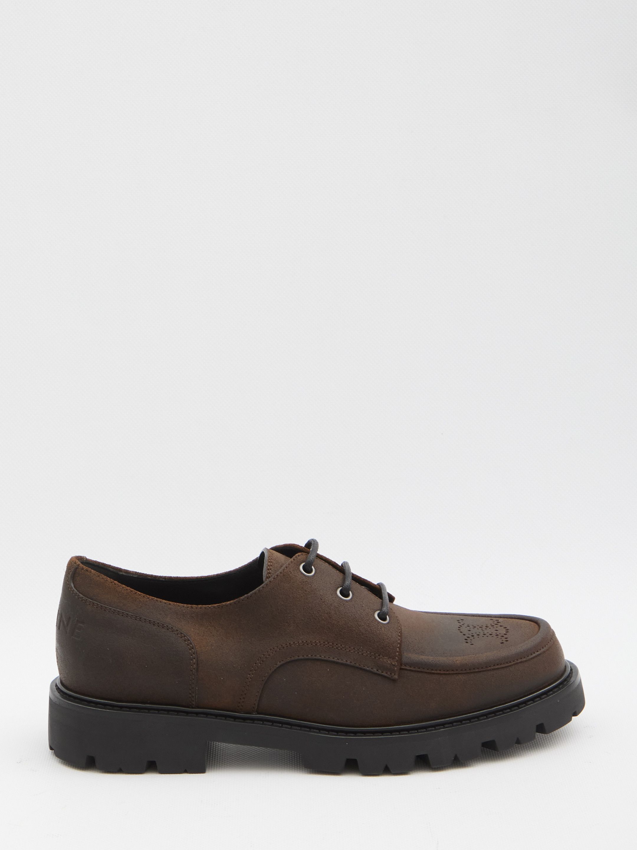 Celine Margaret derby shoe in suede 44 - USA Duties Paid