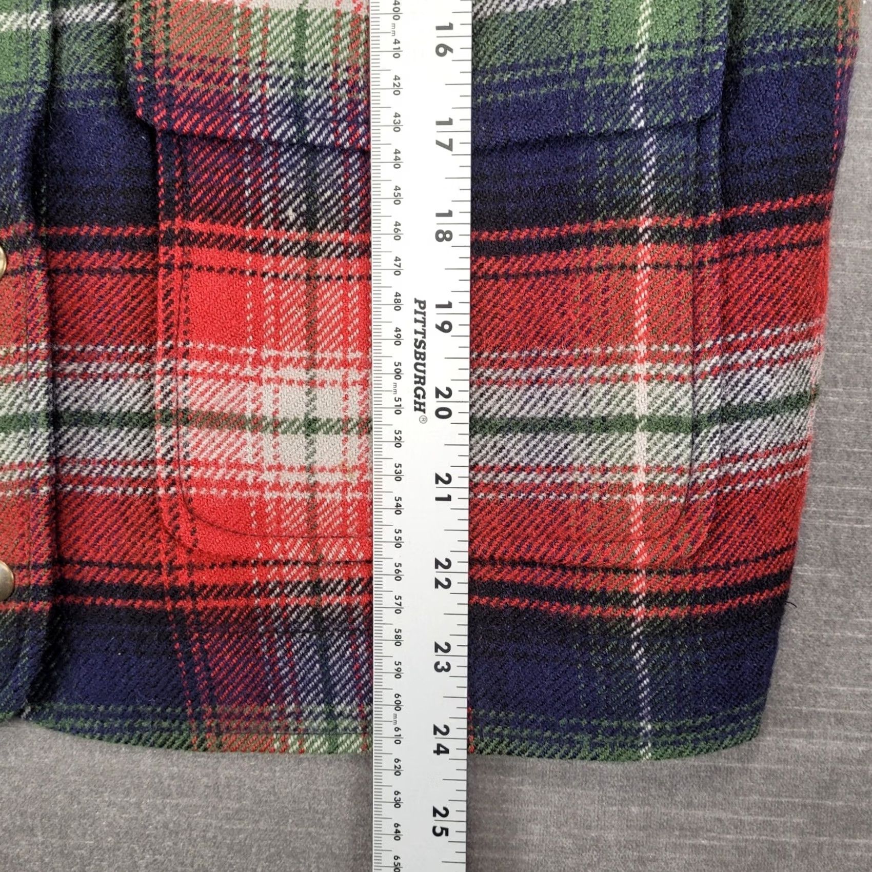 Vintage VINTAGE Limited America Womens Vest Plaid Wool Leather Accent Size M Medium Size M / US 6-8 / IT 42-44 - 4 Thumbnail