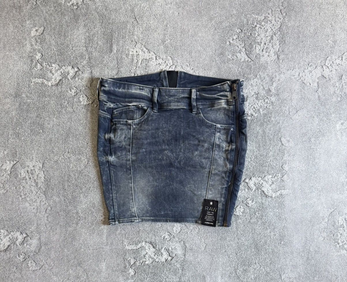 G-Star G star raw 26size Lynn Rw Long Mini skirt denim y2k punk Size 26" / US 2 / IT 38 - 7 Thumbnail