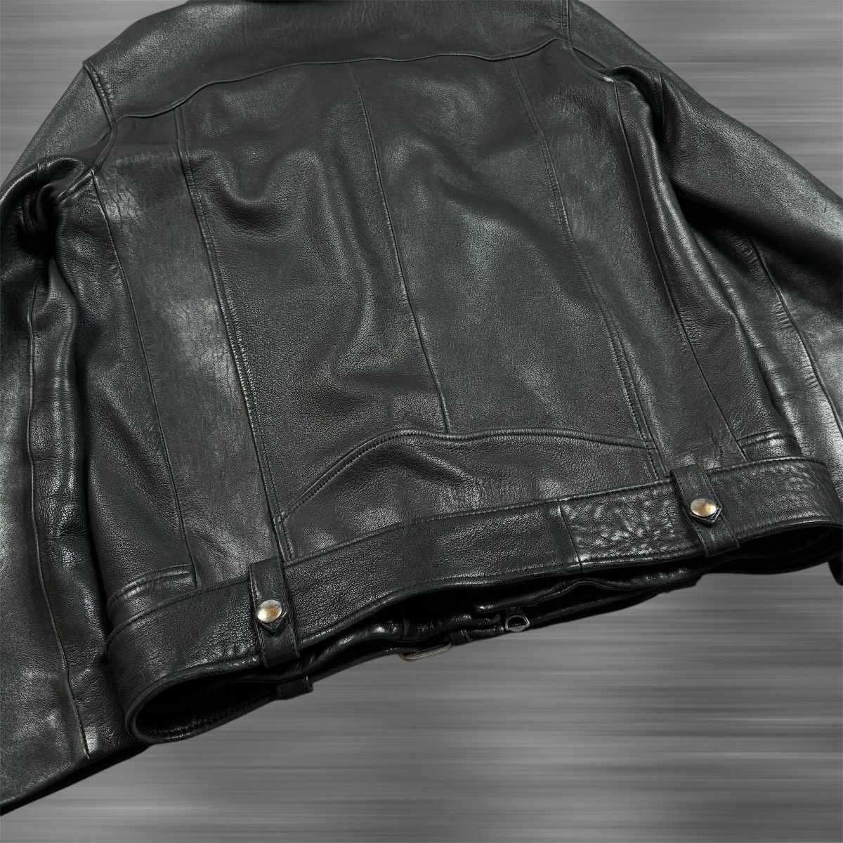 Acne Studios Acne Studios Nate Clean Leather Jacket Size US M / EU 48-50 / 2 - 8 Thumbnail