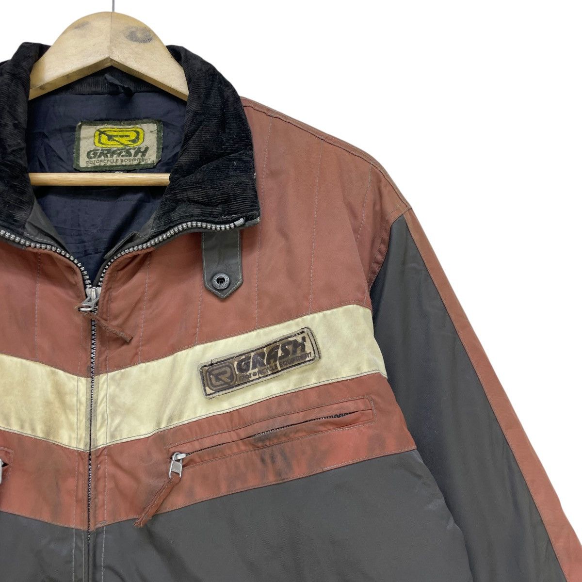 Japanese Brand × Kadoya Vintage Grash Motorcycle Equipment Padded Puffer Jacket Size US M / EU 48-50 / 2 - 4 Thumbnail