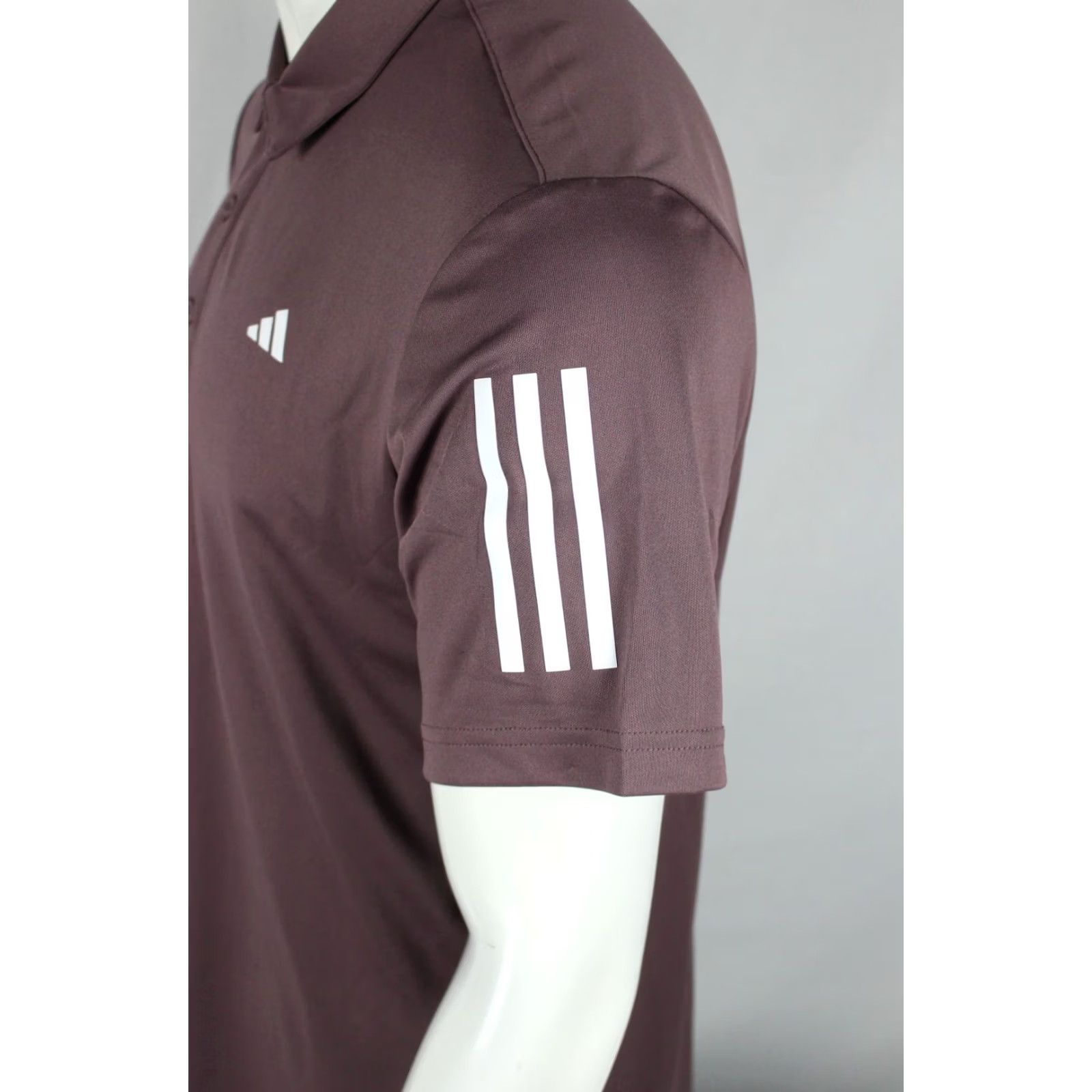 Adidas Adidas Mens Golf Polo Shadow Fig 3 Stripe Short Sleeve Shirt L Size US L / EU 52-54 / 3 - 3 Thumbnail