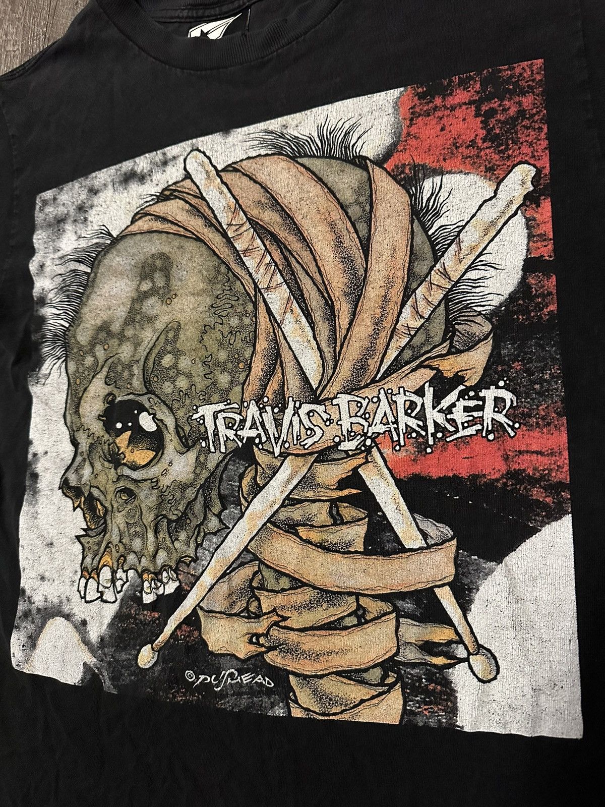 Famous Stars And Straps Vintage Travis Barker Famous Stars And Straps Pushead Shirt Size US S / EU 44-46 / 1 - 2 Thumbnail