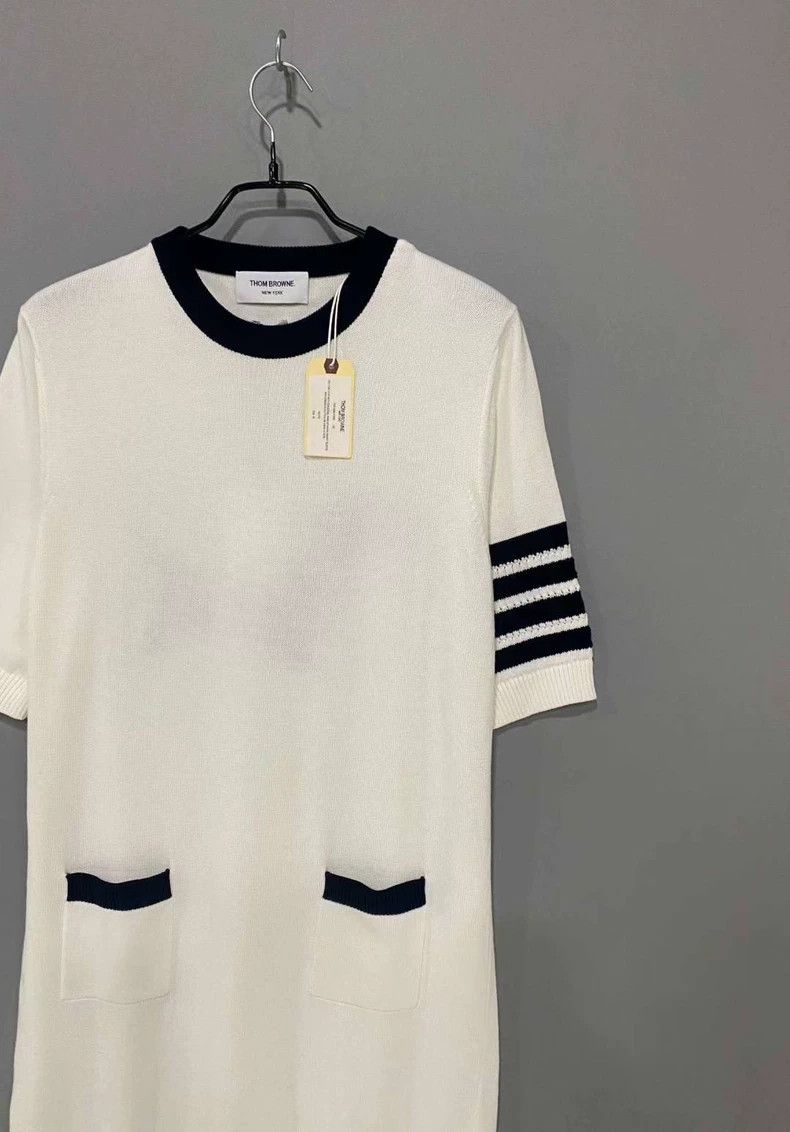 Thom Browne Thom Browne Classic wool striped puppy dress Size M / US 6-8 / IT 42-44 - 2 Thumbnail