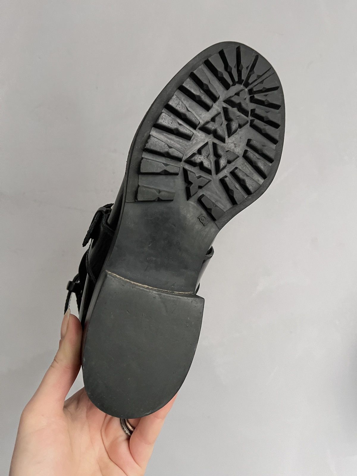 Prada Prada platform leather boots y2k Chelsea buckle Size US 6 / IT 36 - 9 Thumbnail
