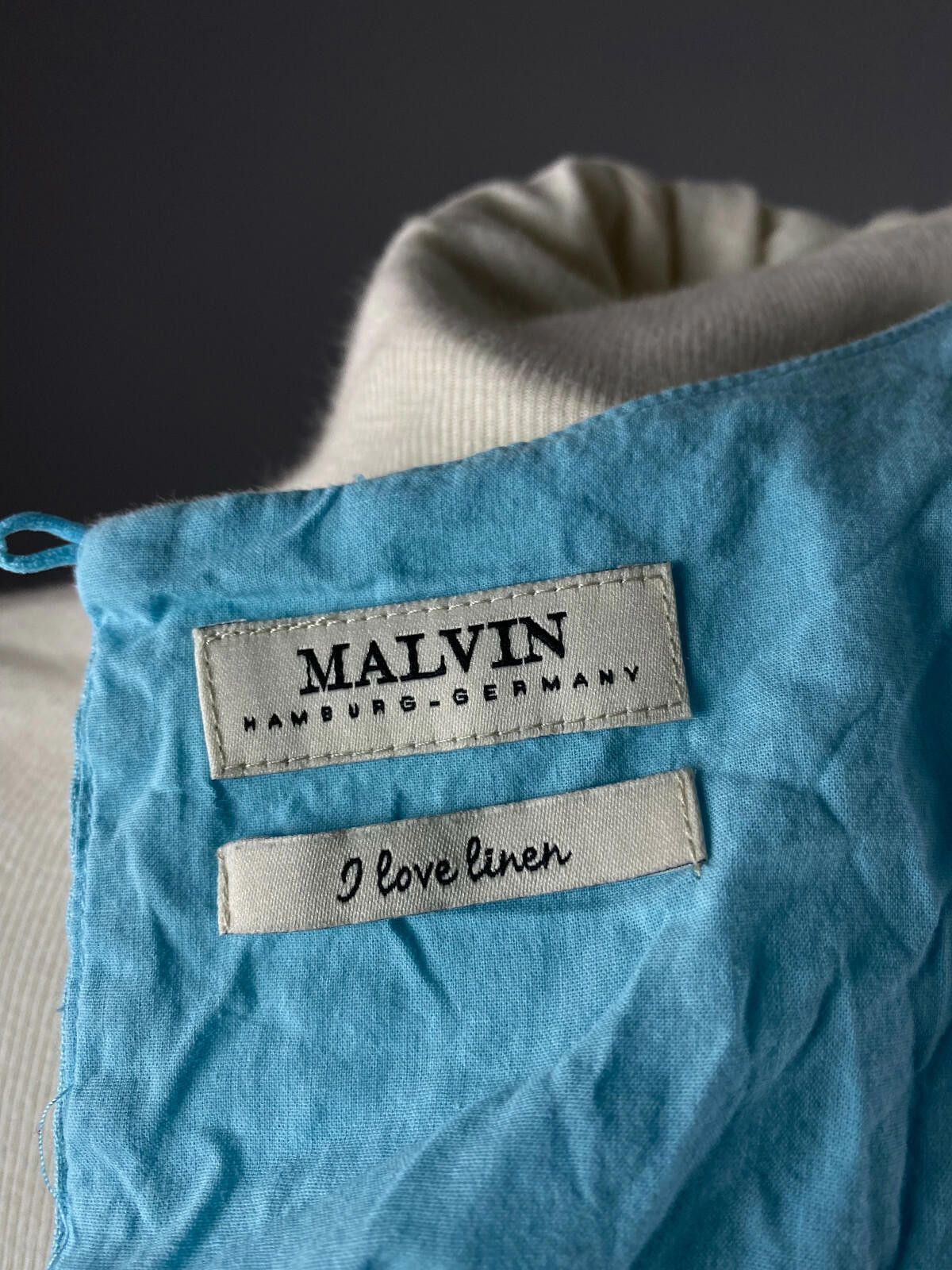 Melvin & Hamilton Ladies Malvin I Love Linen Blue Tank Long Dress Size 42 Size M / US 6-8 / IT 42-44 - 10 Thumbnail