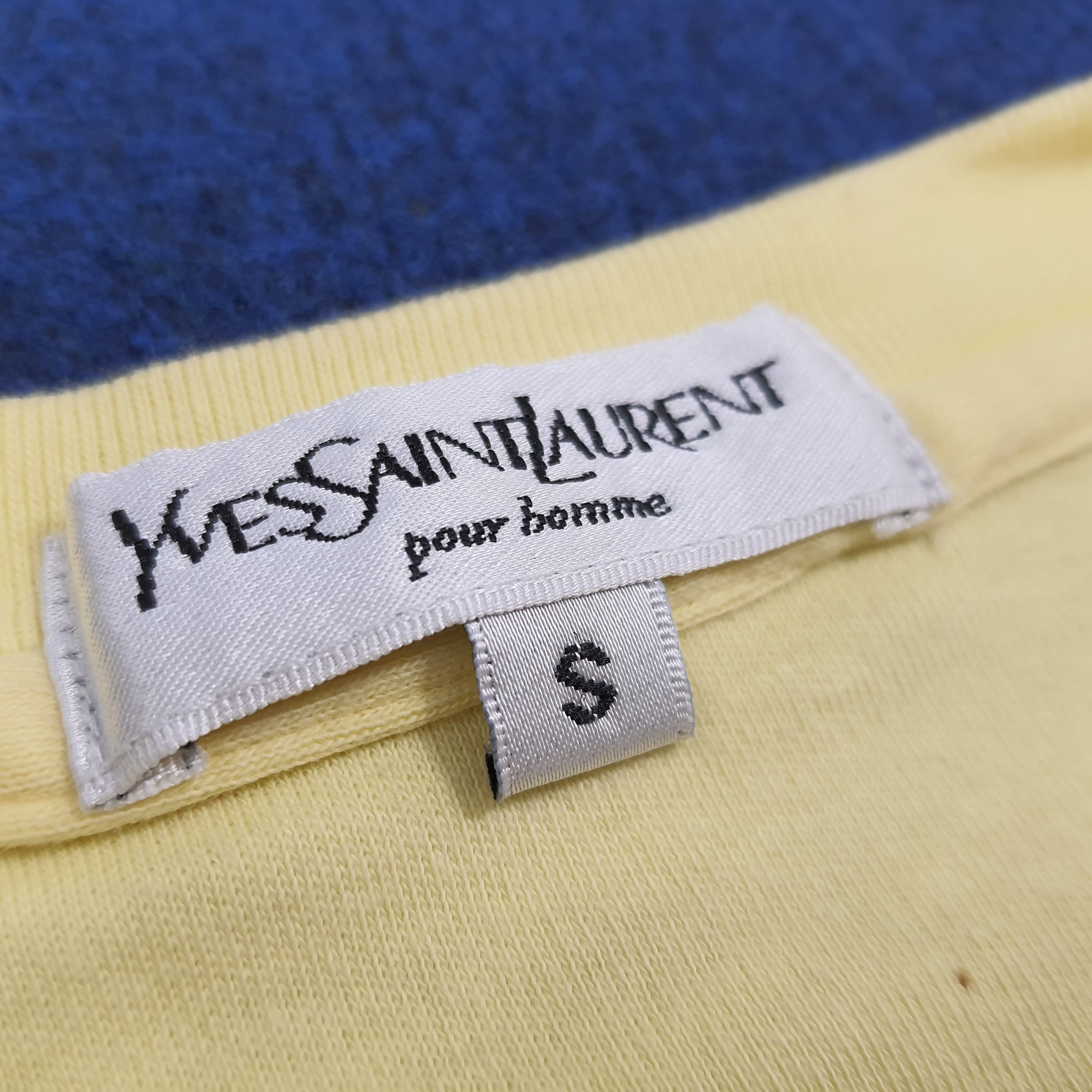 Yves Saint Laurent Vintage Yves Saint Laurent YSL Pour Homme Tshirt C276N28 Size US M / EU 48-50 / 2 - 6 Thumbnail