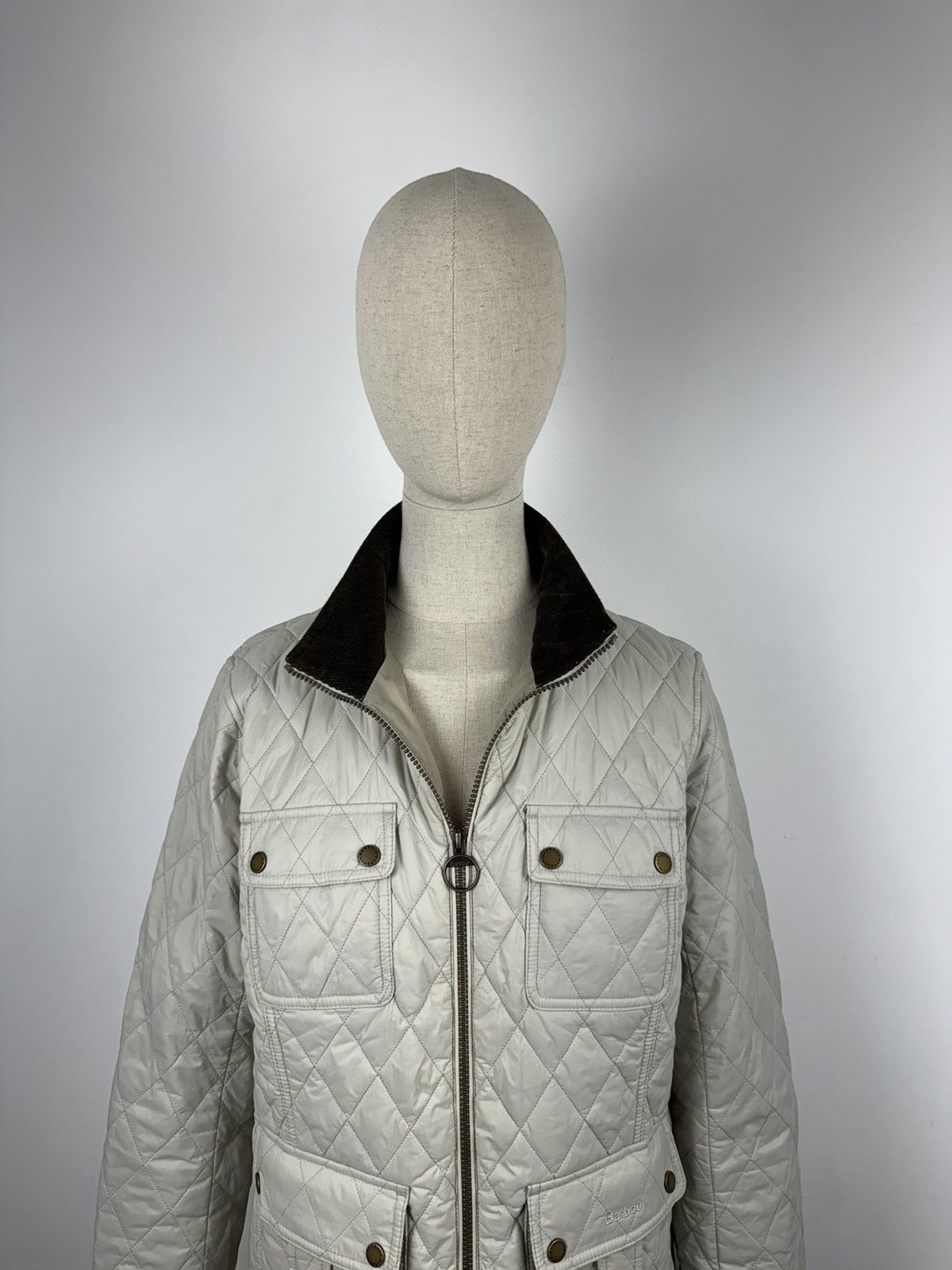 Barbour Women’s Barbour Rachel Quilt Jacket size 12 Size XL / US 12-14 / IT 48-50 - 4 Thumbnail