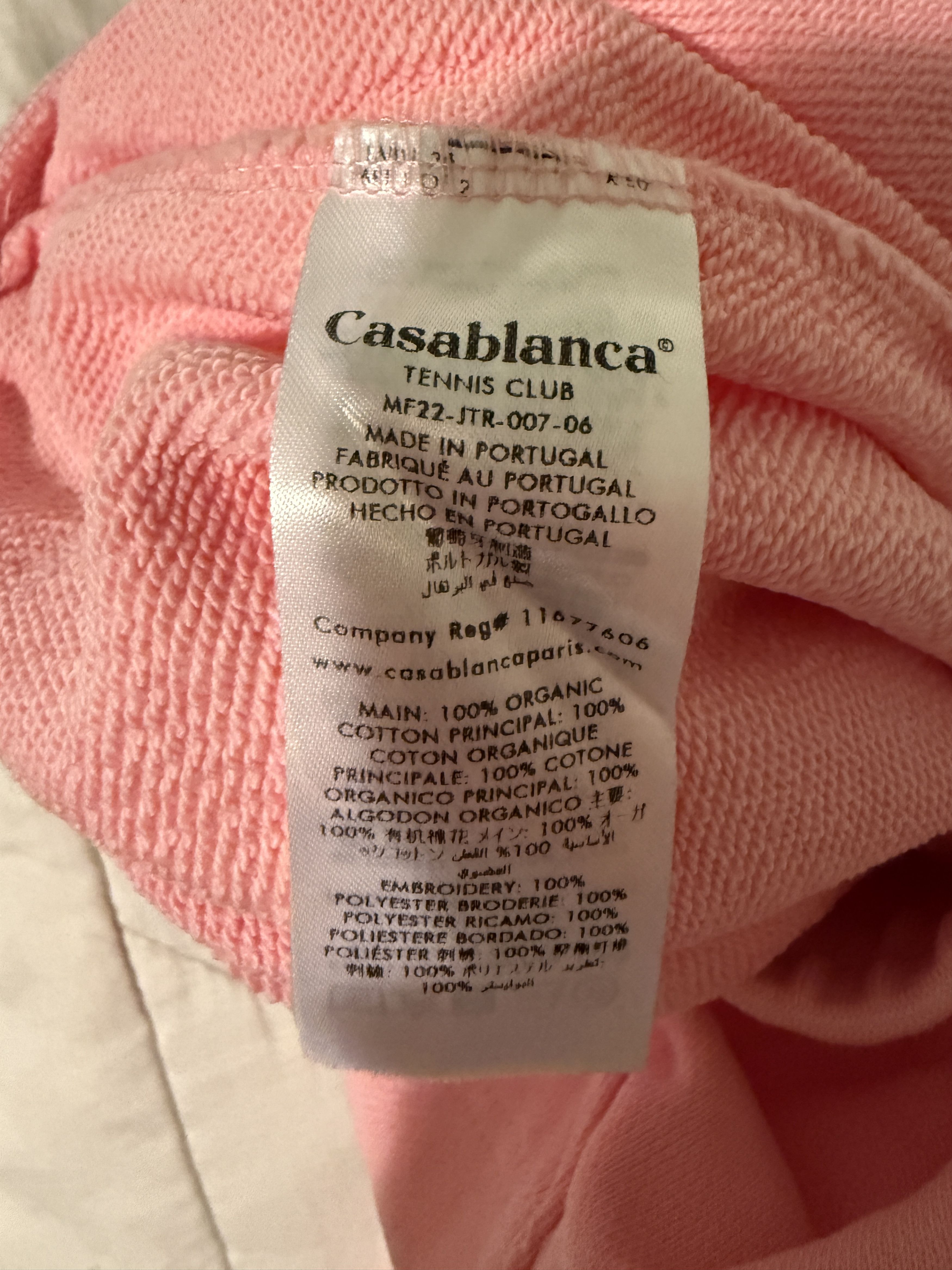 Casablanca Pink "Tennis Club" Sweatpant Size US 32 / EU 48 - 5 Thumbnail