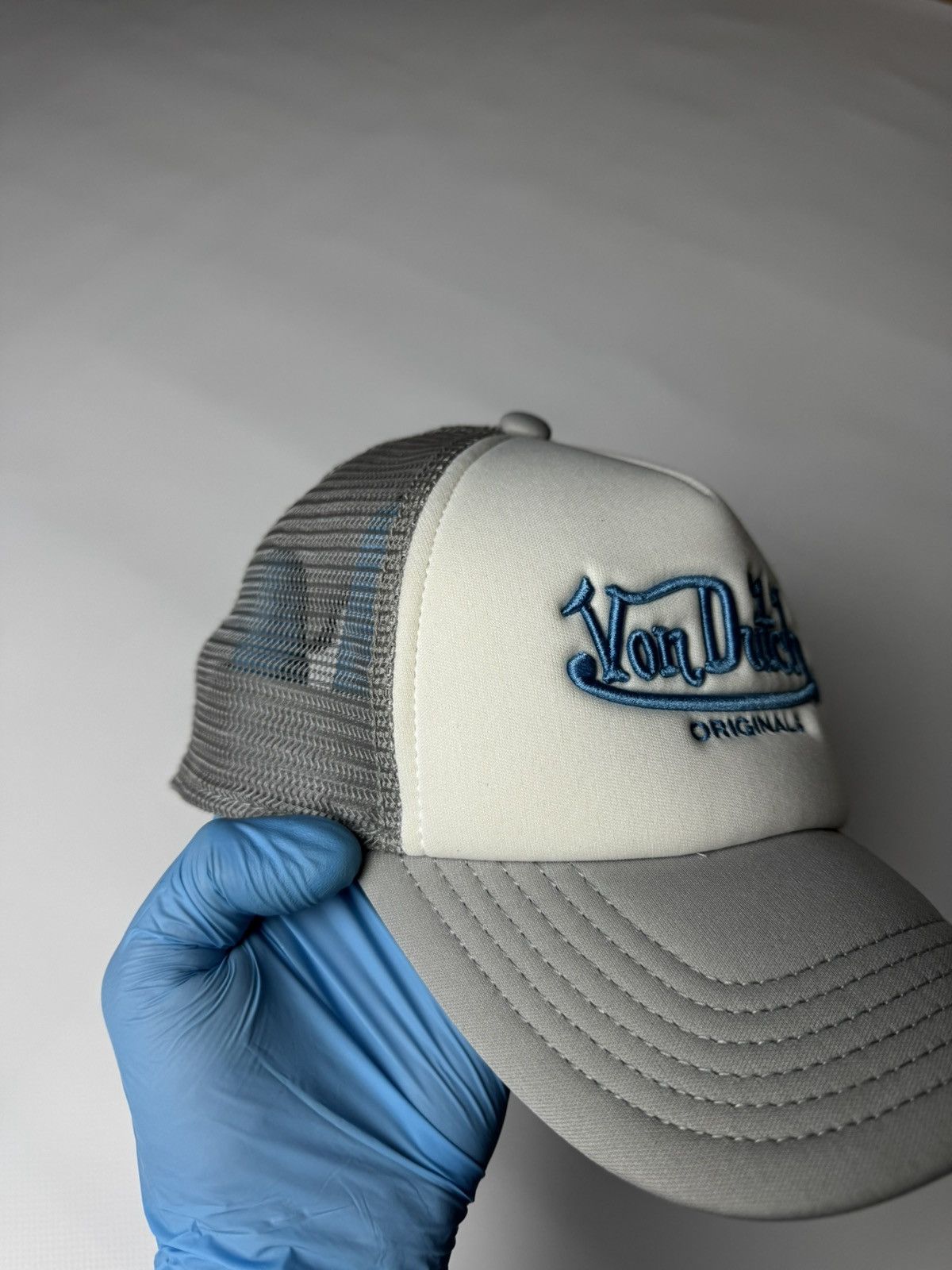 Von Dutch Von Dutch Vintage Trucker Hat – Black/White Mesh Size ONE SIZE - 8 Thumbnail