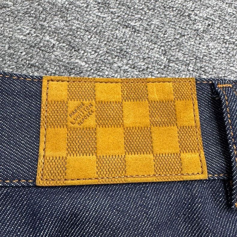 Louis Vuitton Louis Vuitton Embroidered Denim Pants Size 26 -2505 Size US 26 / EU 42 - 3 Thumbnail