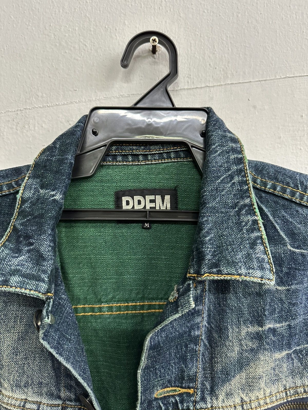 Japanese Brand VTG PPFM Distress Punk Denim Jacket Size US M / EU 48-50 / 2 - 4 Thumbnail