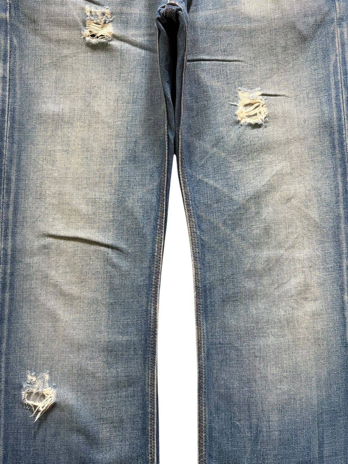 Diesel Vintage Italy Diesel Faded Wash Distress Loose Jeans Size US 30 / EU 46 - 3 Thumbnail