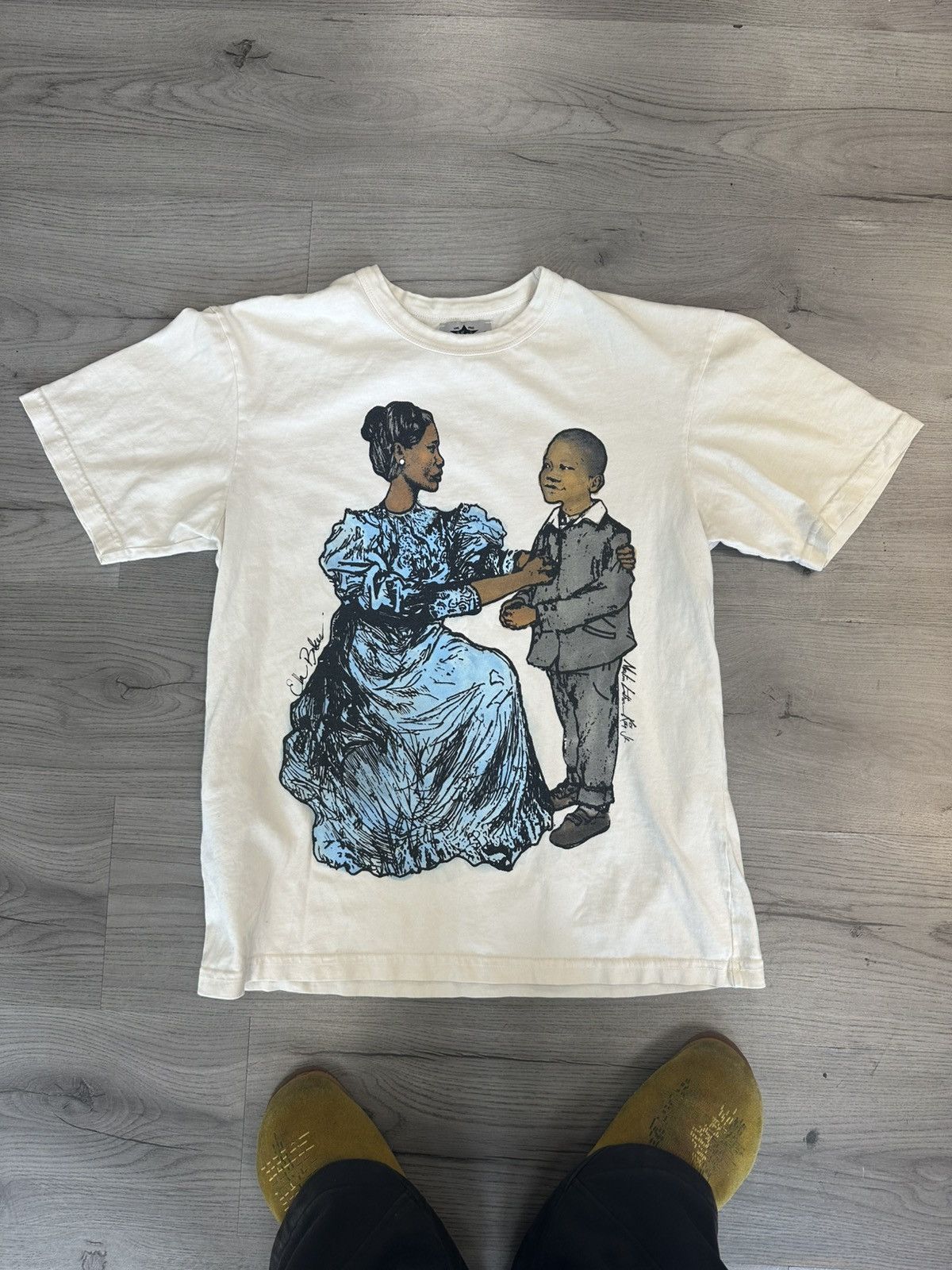 Barriers Barriers Martin Luther King T-Shirt Cream Size US S / EU 44-46 / 1 - 1 Thumbnail