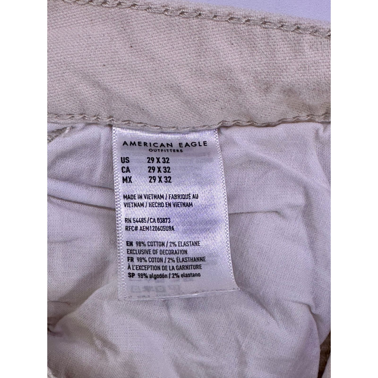 American Eagle Outfitters American Eagle Beige Tan Carpenter Double Knee Size 29/30 Size US 29 - 10 Thumbnail