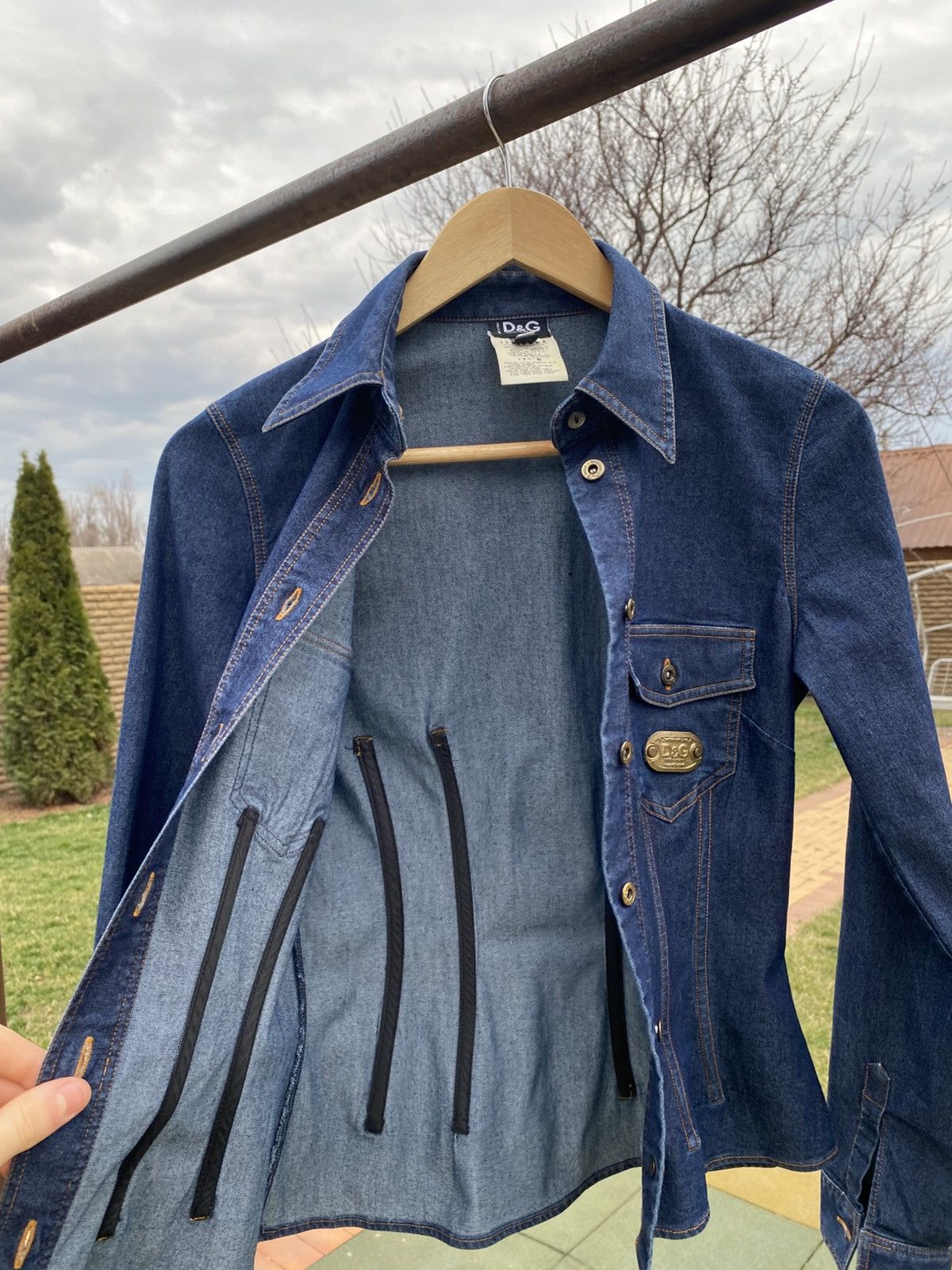 Dolce & Gabbana × Vintage Vintage D&G Women’s Denim Jacket Made in Italy Rare XS-S Size XS / US 0-2 / IT 36-38 - 10 Thumbnail