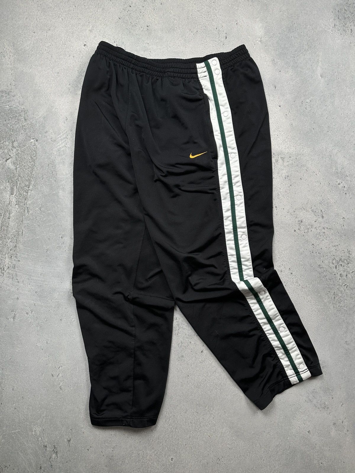 Nike Vintage Nike 00s Y2K Black White Track Suit Hoodie Pants Set Size US 34 / EU 50 - 4 Thumbnail