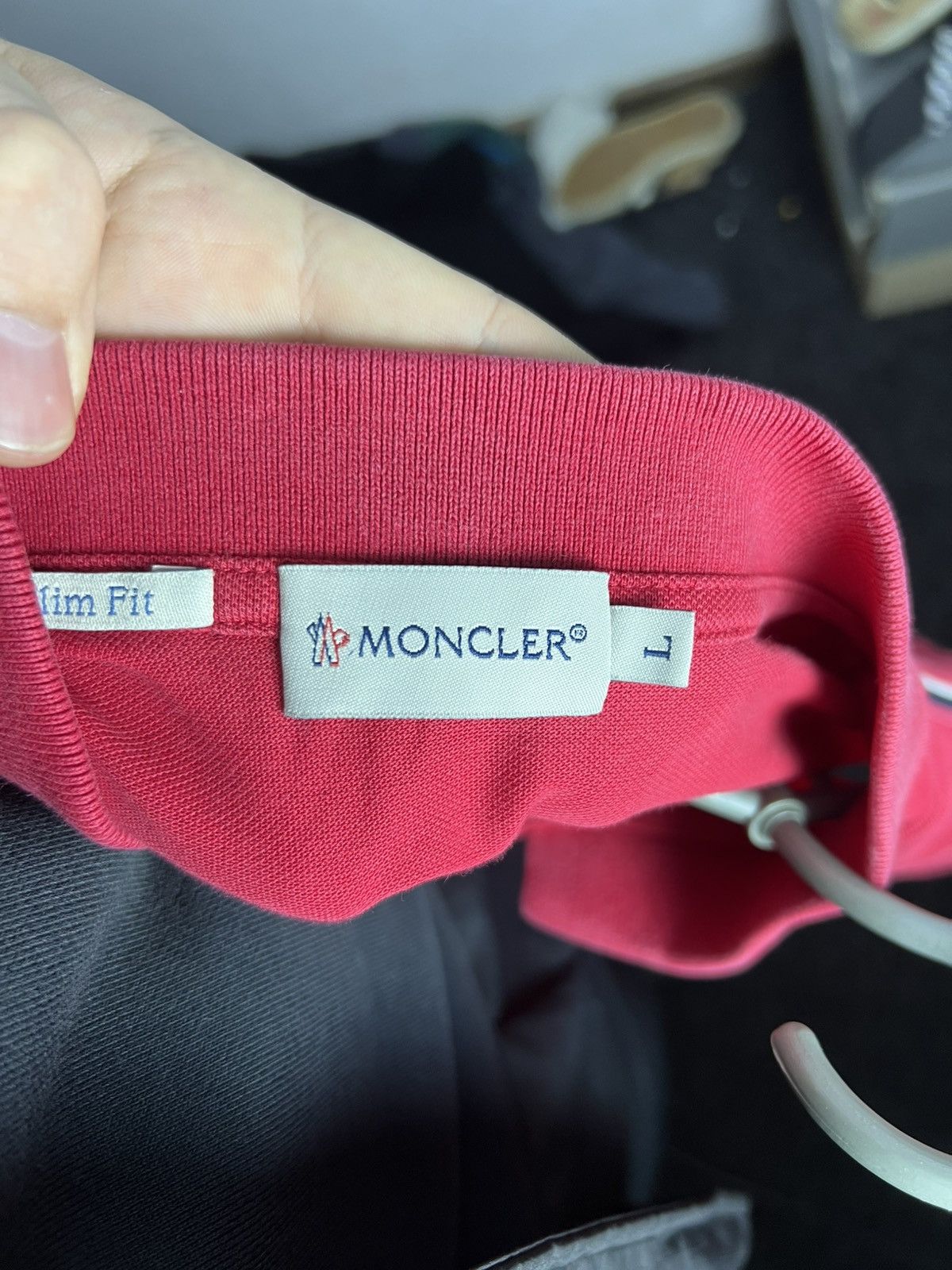 Moncler Moncler Polo T-Shirt Size US L / EU 52-54 / 3 - 7 Thumbnail