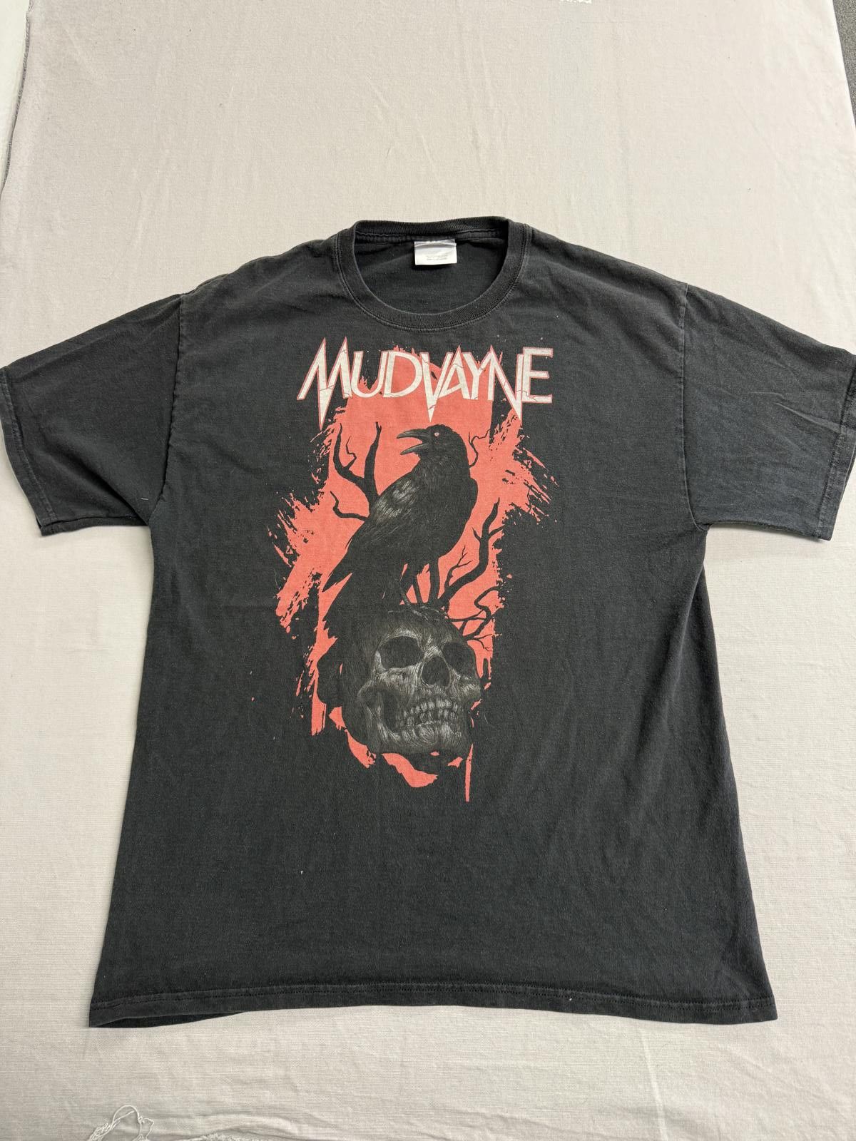 Hanes Faded Mudvayne Band T-shirt Crow / Skull Edgar Allen Poe -L Size US L / EU 52-54 / 3 - 1 Thumbnail