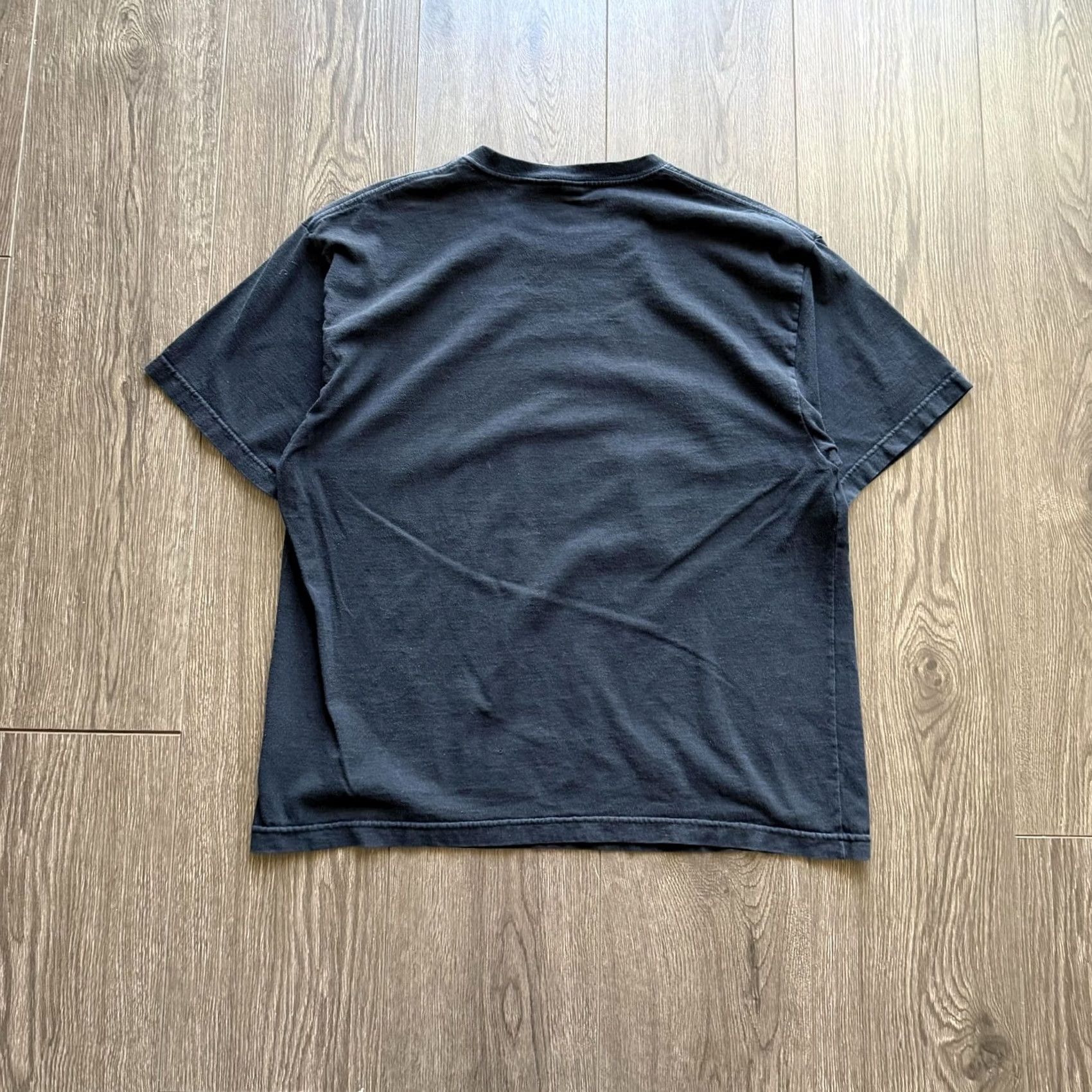 Vintage No Boundaries Y2K Grunge Skater Shirt Gothic Cross Mens Large Black Force Graphic Tee Size US L / EU 52-54 / 3 - 6 Thumbnail