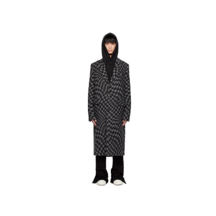 Amiri o1y0525 Coat in Grey/Black Size US L / EU 52-54 / 3 - 1 Thumbnail