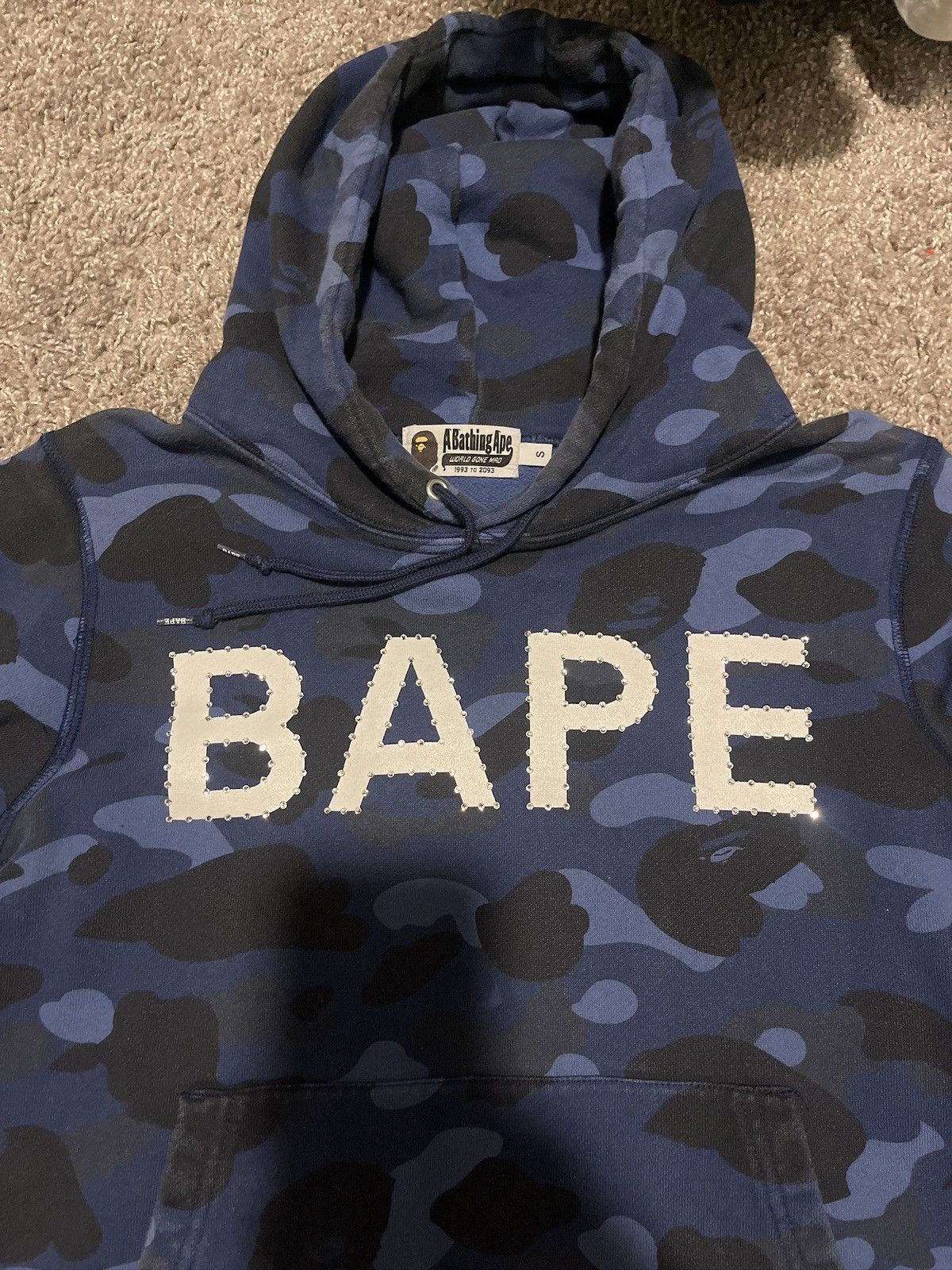 Bape Bape X Swarovski camo hoodie Size US S / EU 44-46 / 1 - 2 Thumbnail