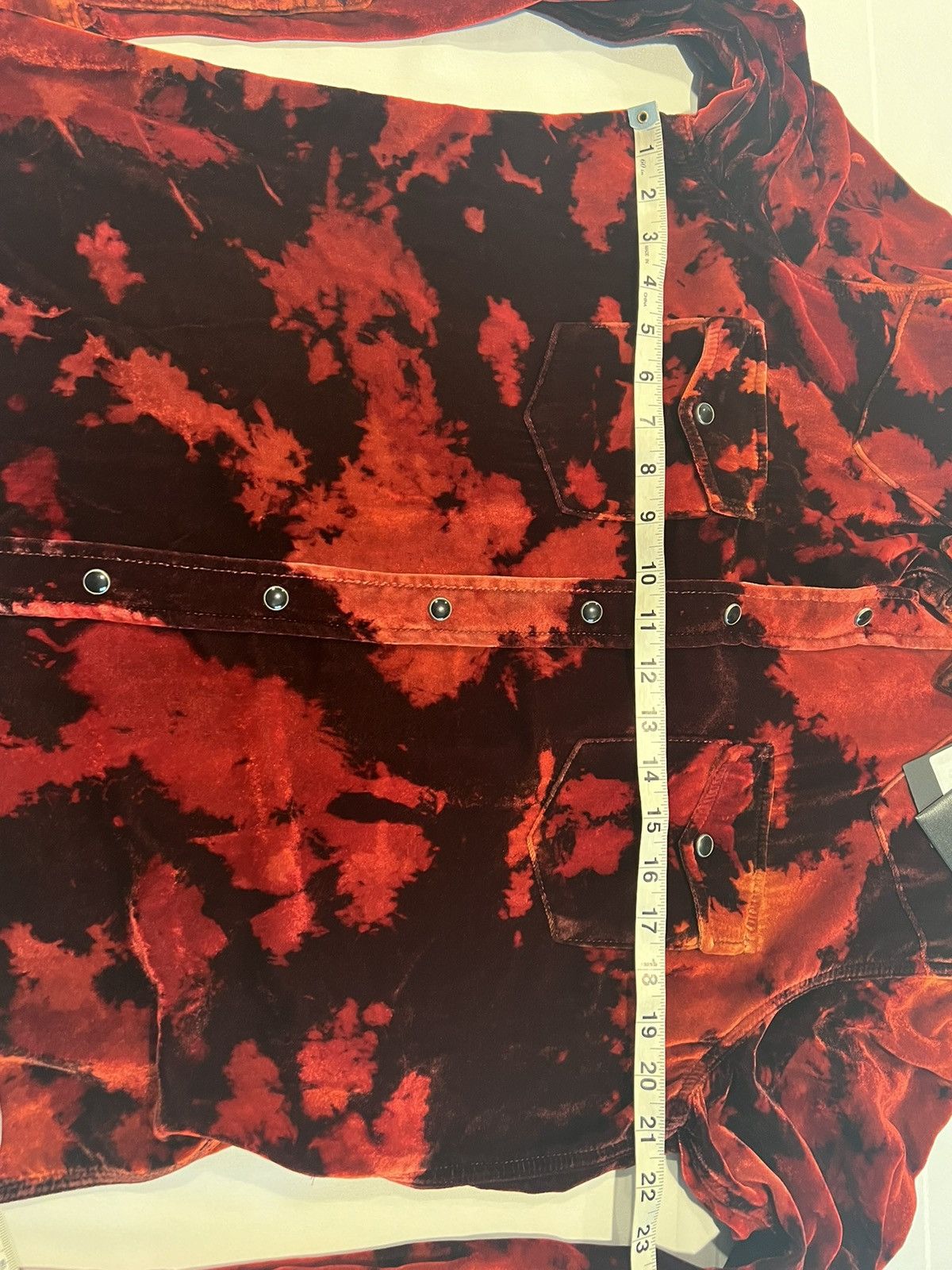 Saint Laurent Paris Saint Laurent men’s Devore velvet shirt. XL. $1350 Size US XL / EU 56 / 4 - 6 Thumbnail