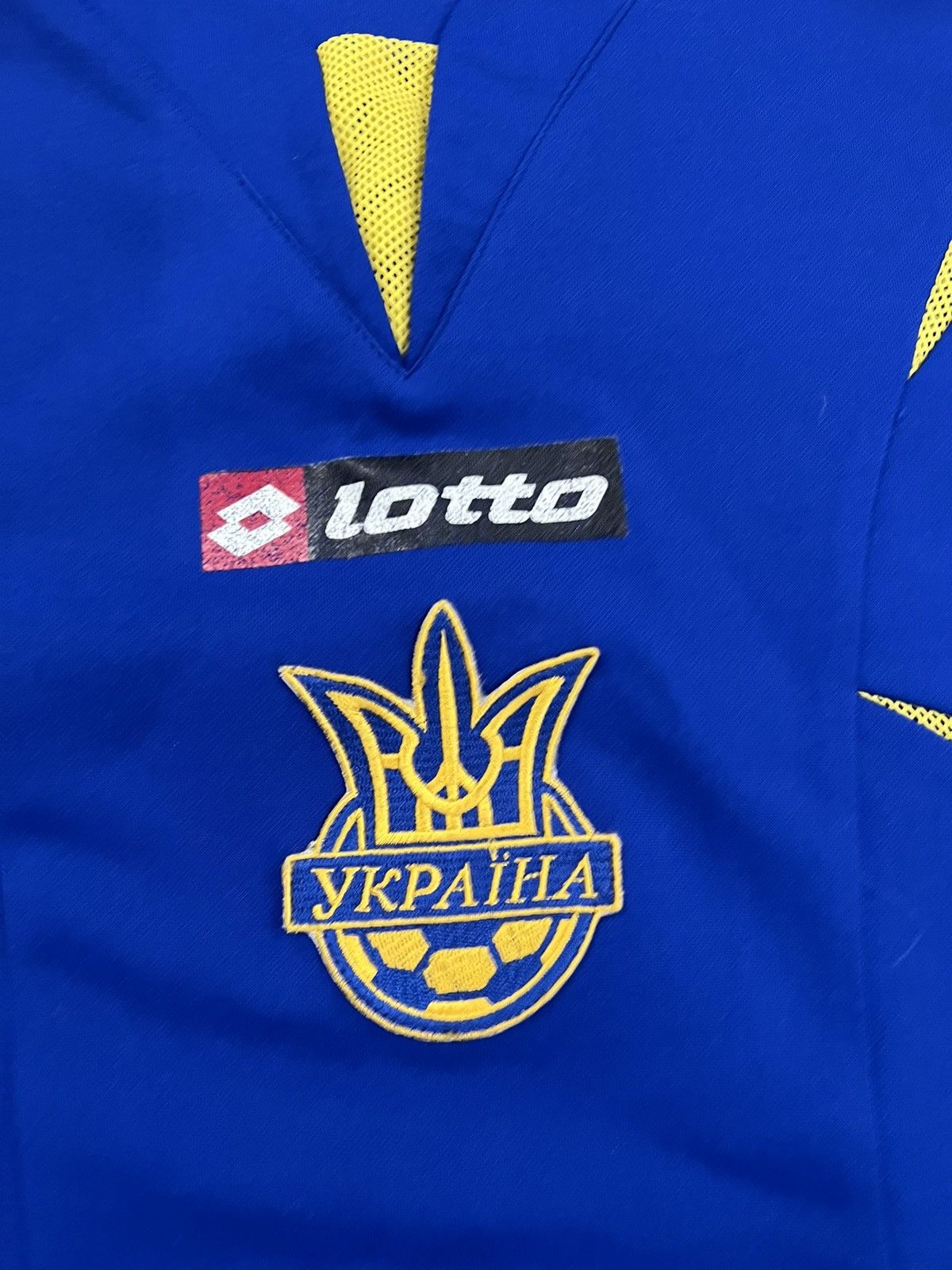 Lotto Sport × Vintage Vintage Ukraine National Soccer Kit Jersey World Cup 2005 Size US XL / EU 56 / 4 - 3 Thumbnail