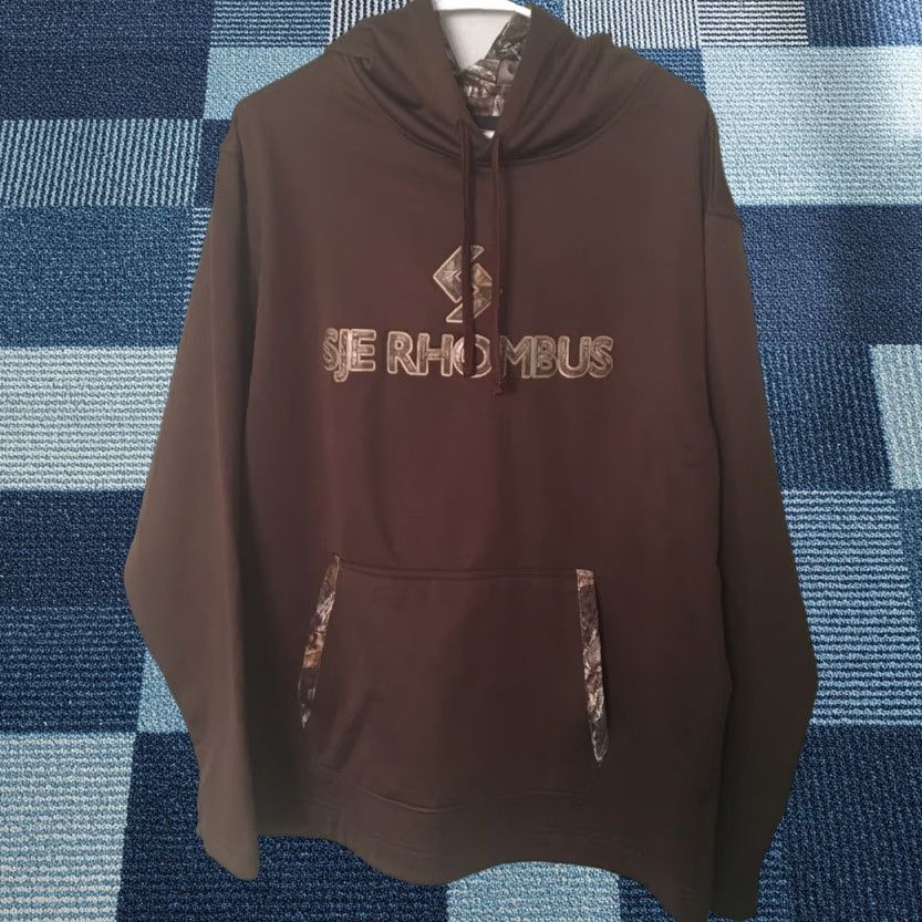 Vintage GAMEHIDE CAMO Hooded Sweatshirt Hoodie Pullover Mens XL Brown CAMO Trim Pockets Graphic Print Hunting Jacket? Size US XL / EU 56 / 4 - 1 Thumbnail