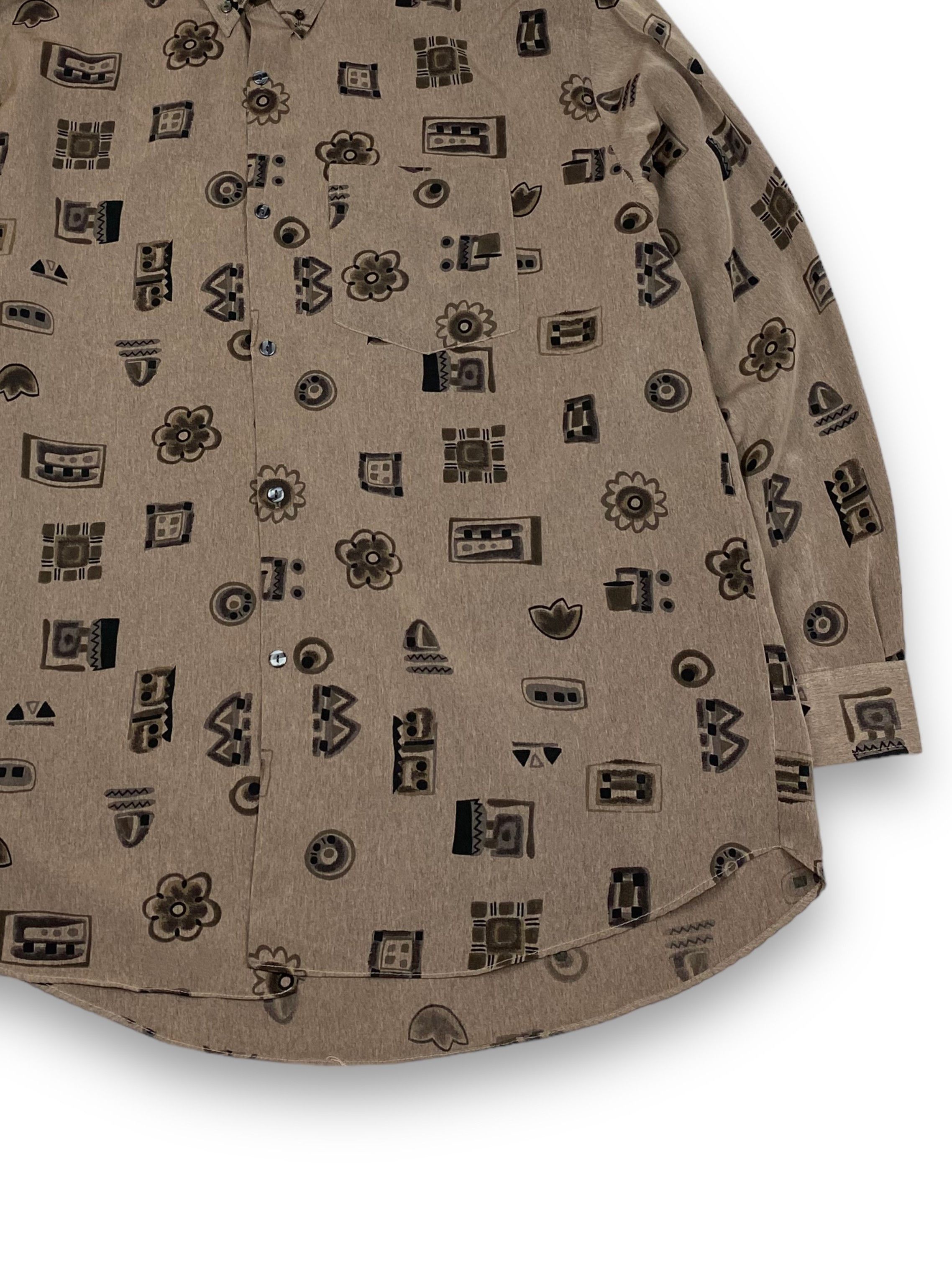 Vintage Vintage SUSKIN Korea Made Avant Garde Button Up Shirt M668 Size US XL / EU 56 / 4 - 2 Thumbnail