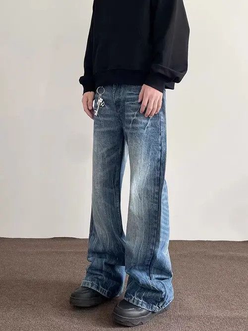 Other High street lightning crackle micro-flared jeans Size US 32 / EU 48 - 4 Thumbnail