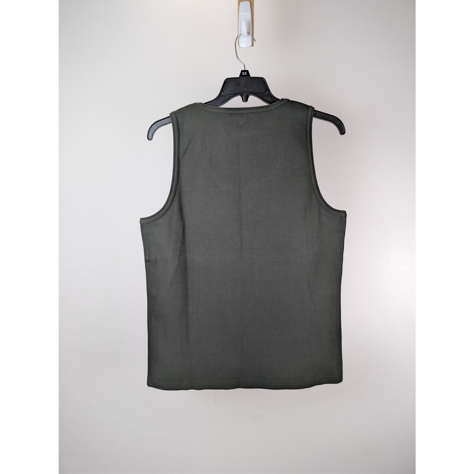Bottega Veneta o1rshd1 Stretch Cotton Rib Tank Top in Dark Green Size US XL / EU 56 / 4 - 9 Thumbnail