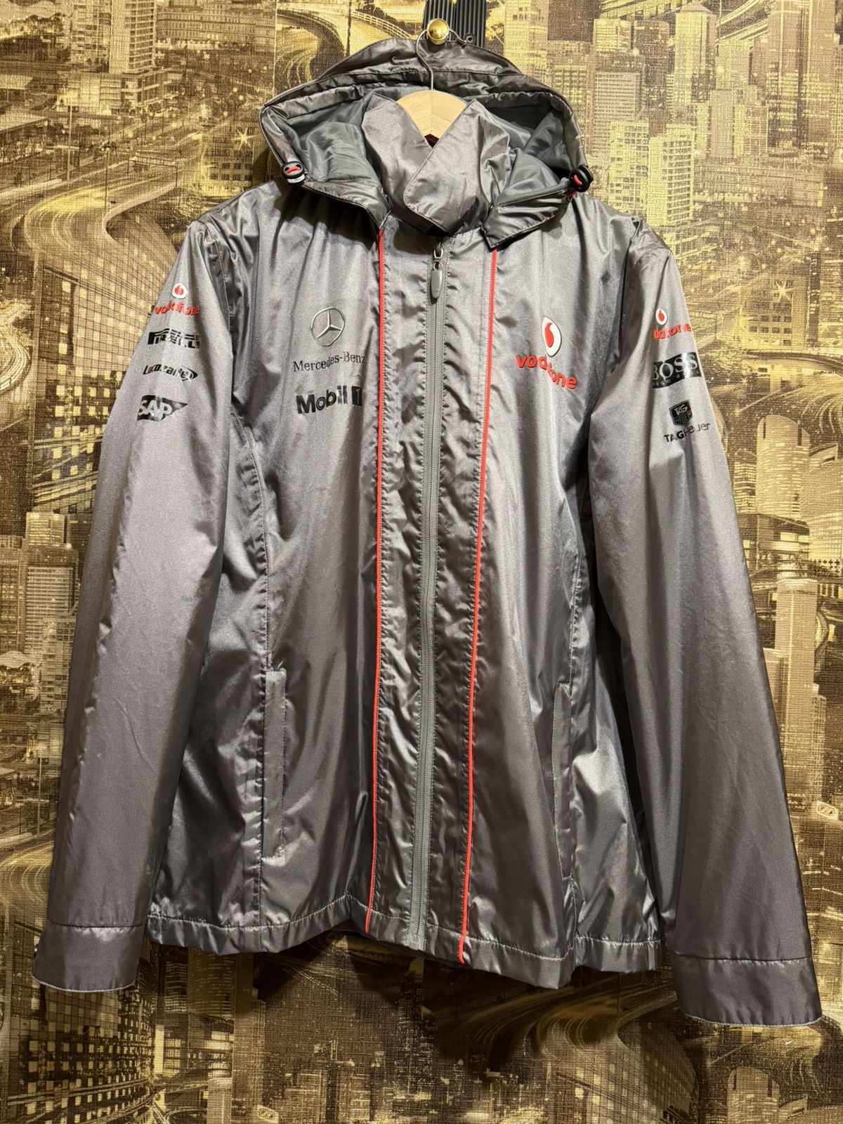 MCLAREN Mercedes HugoBoss Jacket Training Tracksuit Vodafone
