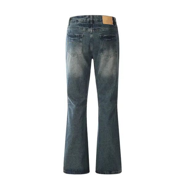 Japanese Brand High street cut casual wide leg slightly flared jeans Size US 32 / EU 48 - 2 Thumbnail