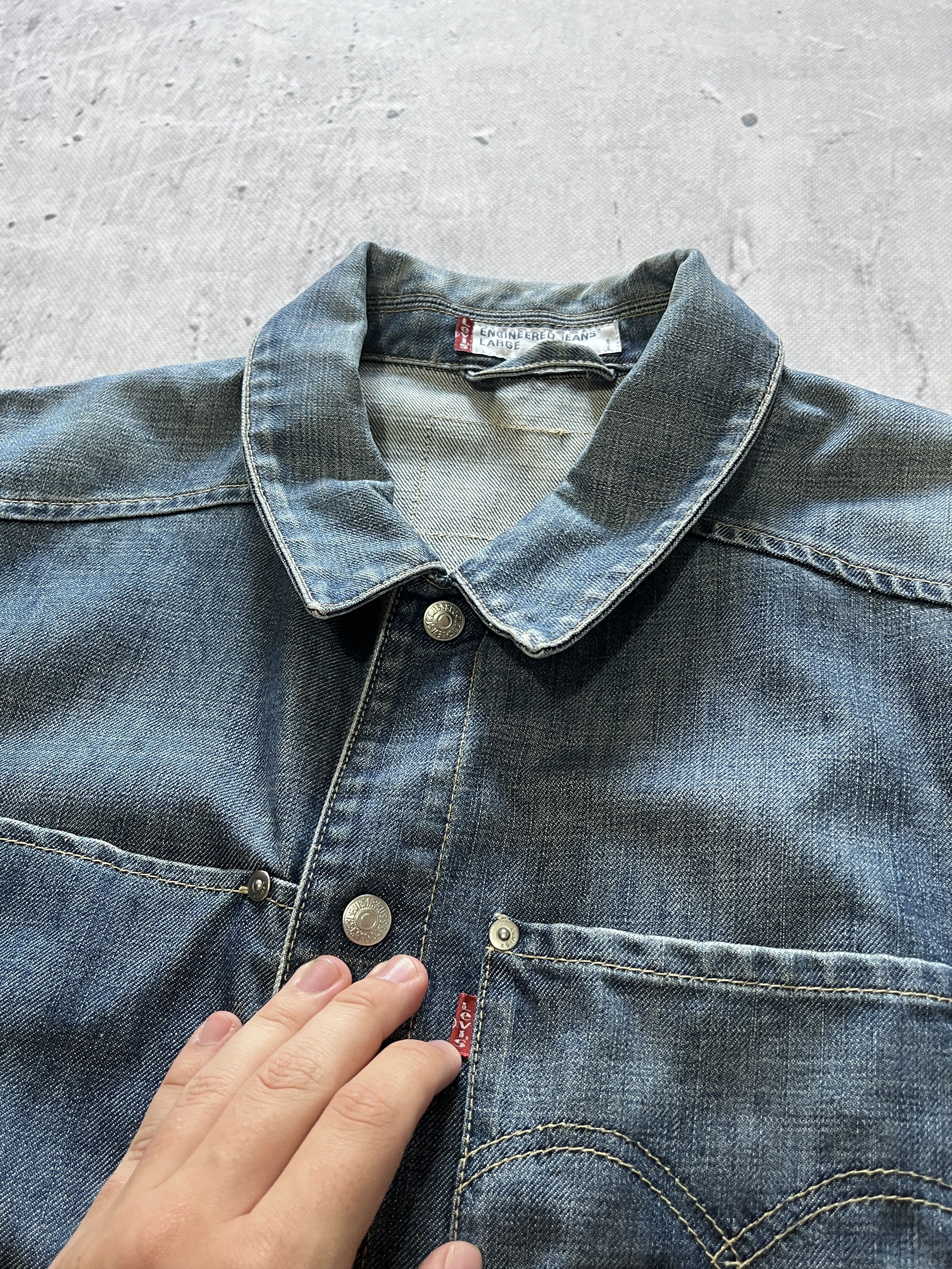 Levi's LEVI'S ENGINEERED JEANS VINTAGE 2002 DENIM JACKET Size US L / EU 52-54 / 3 - 5 Thumbnail