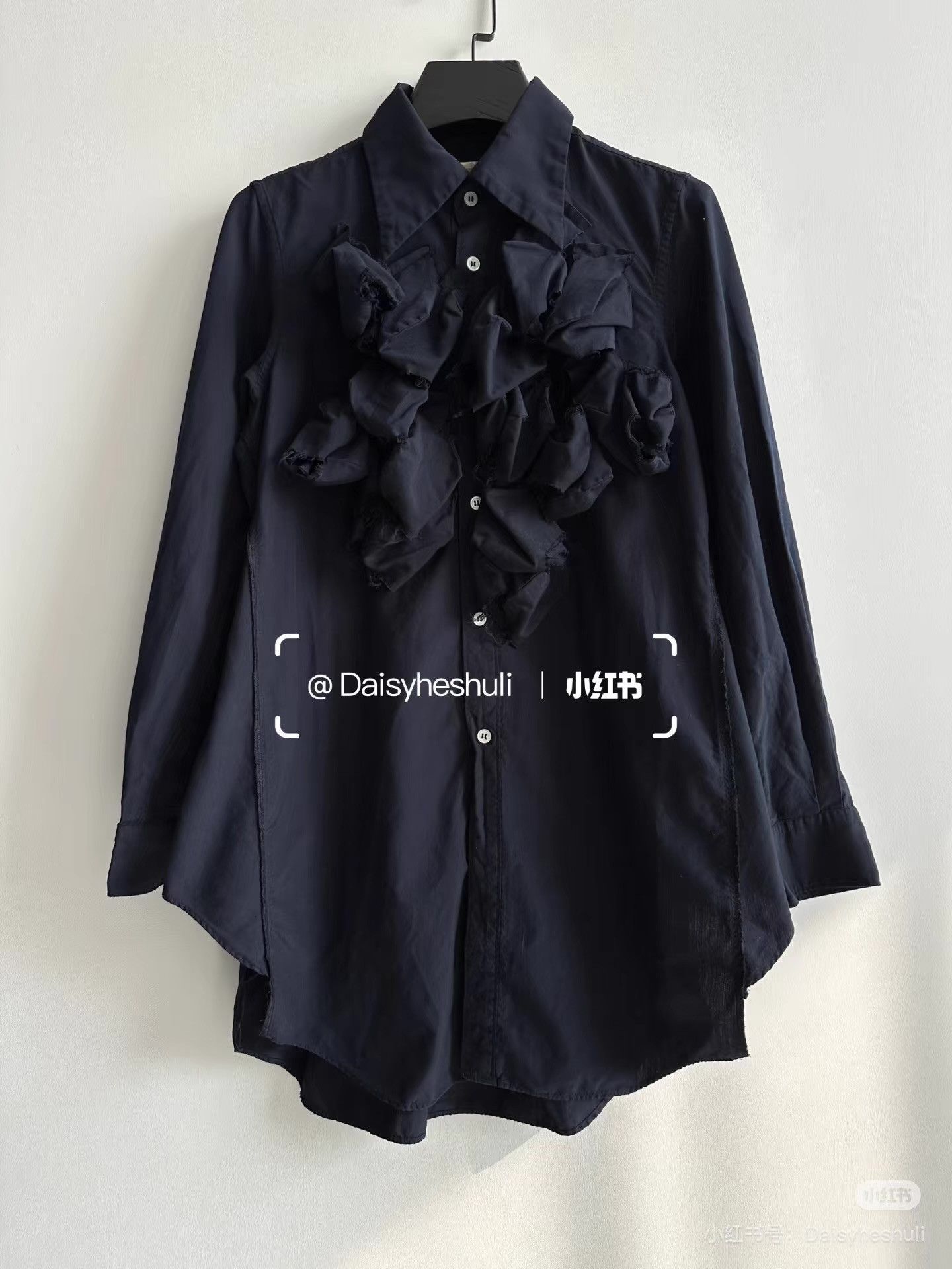Comme des Garcons Comme des Garçons Main Line 3D Floral Long Sleeve Shirt Ｑ24 Size XS / US 0-2 / IT 36-38 - 1 Thumbnail