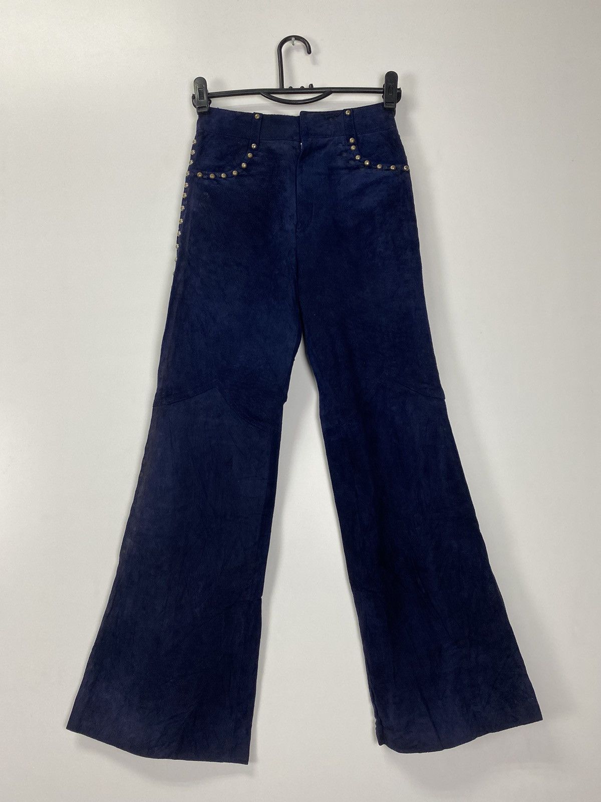 Leather Vintage Suede Leather Cowboy Fashion Size 24" / US 00 / IT 34 - 2 Thumbnail