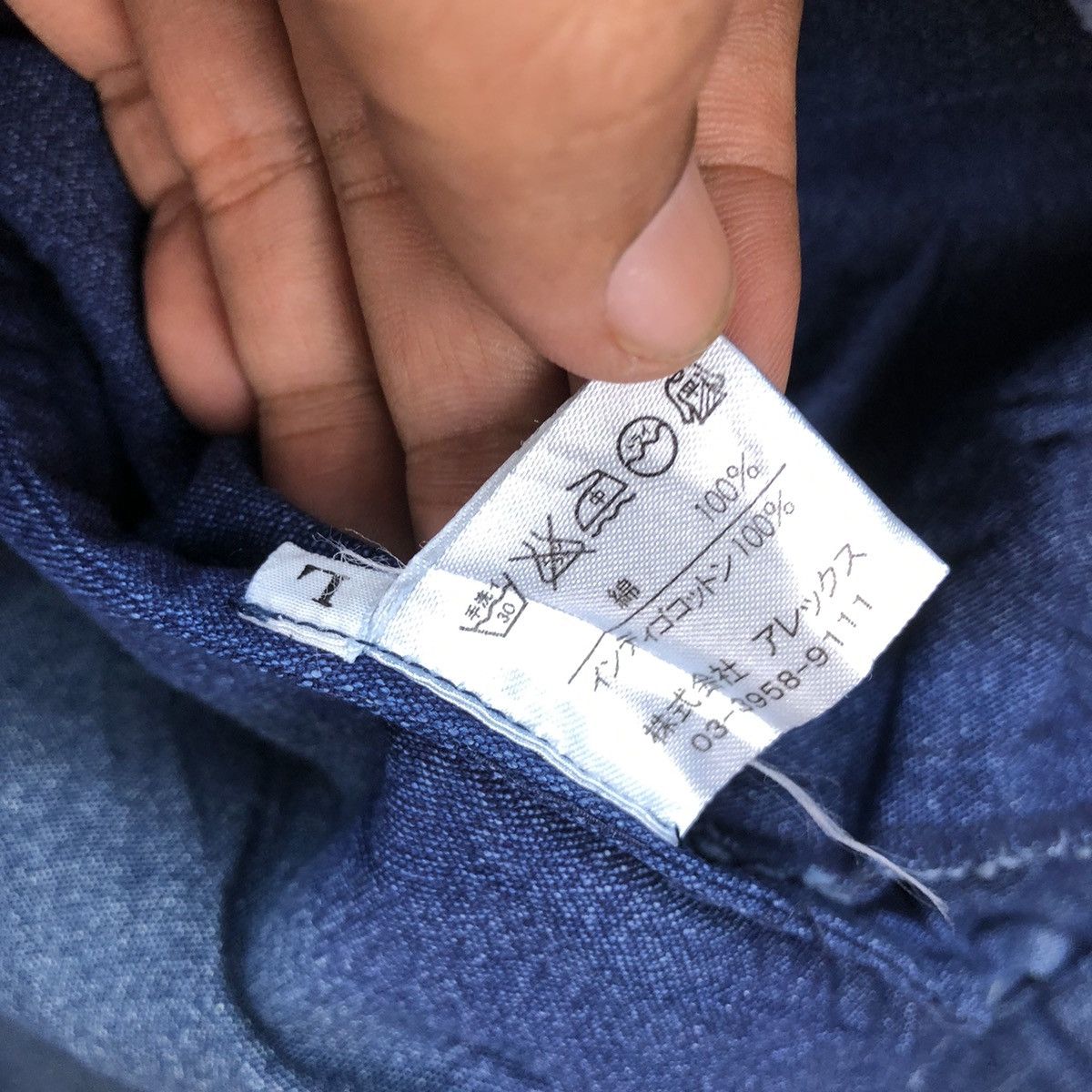 45rpm 🔥Vintage Faded Indigo Jacket Size US M / EU 48-50 / 2 - 11 Thumbnail