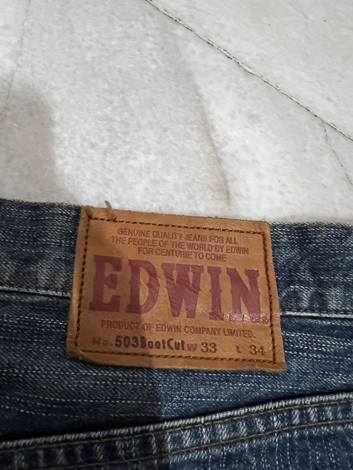 Edwin × If Six Was Nine × Tornado Mart 🌈Flare 90’s style Edwin 503 Rebel Boot Cut Washed Jeans Size US 32 / EU 48 - 19 Thumbnail