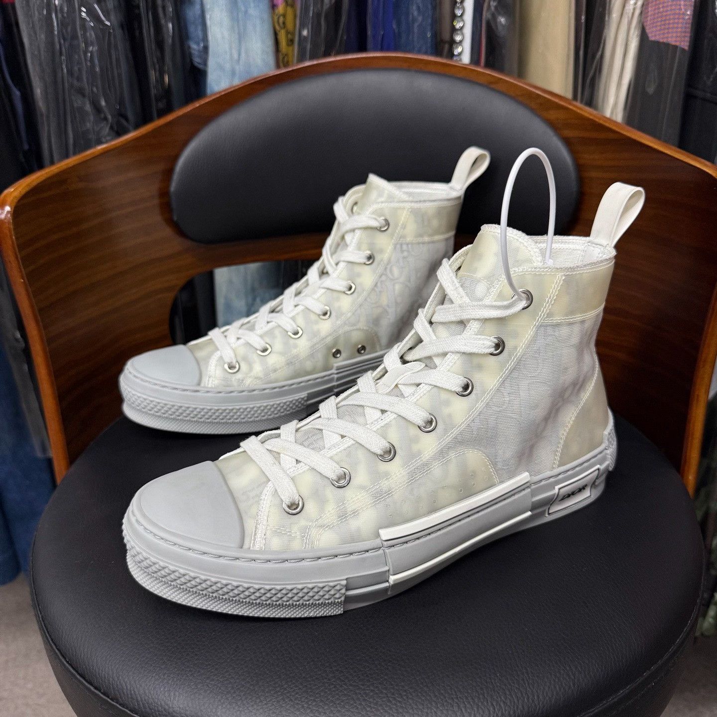 Dior Dior Gray Hitop Sneakers 23 Men Size US 10 / EU 43 - 1 Thumbnail
