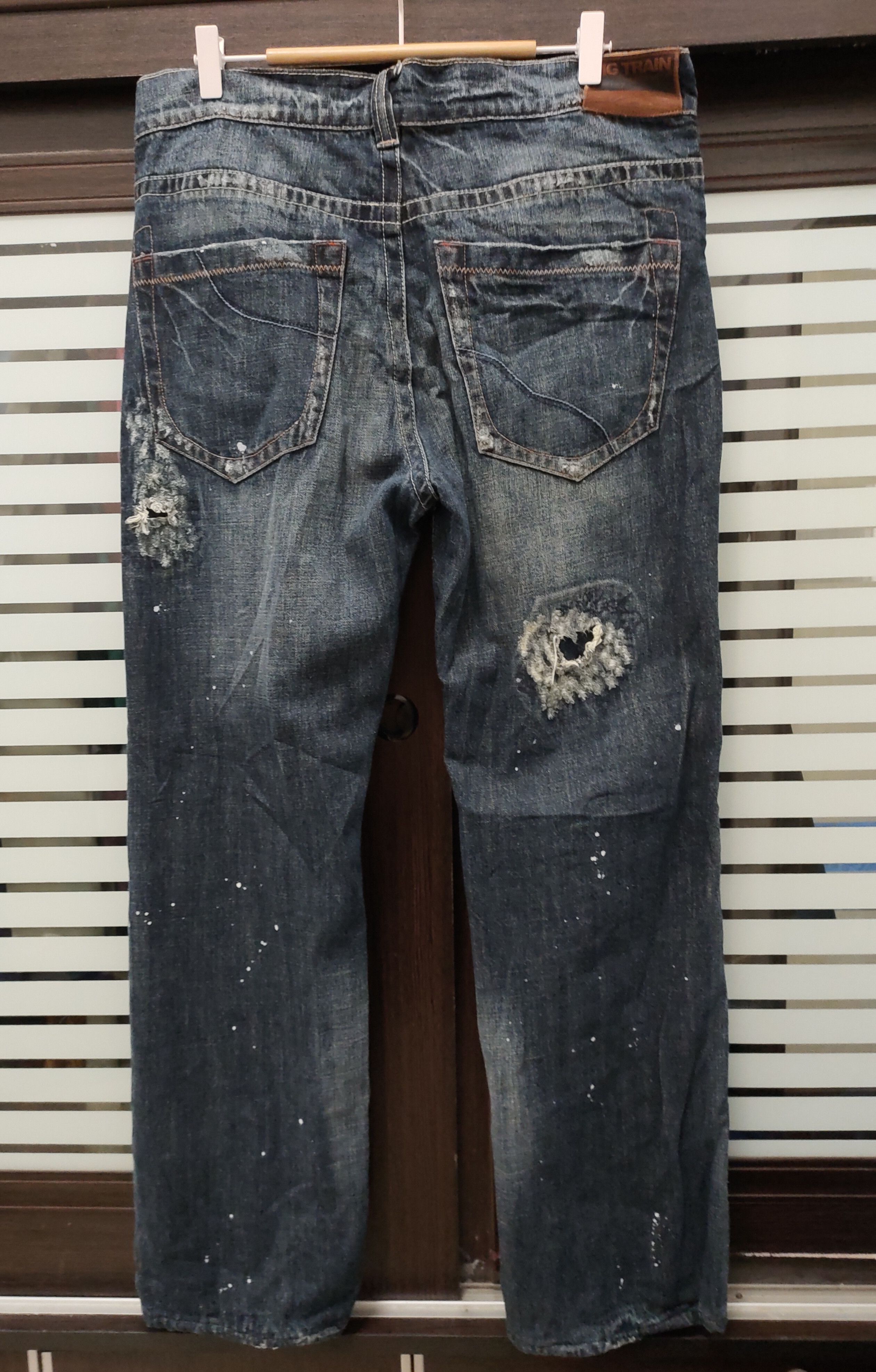 Japanese Brand 💥Great Osaka Big Train Paint Splatter 💥 Size US 36 / EU 52 - 7 Thumbnail