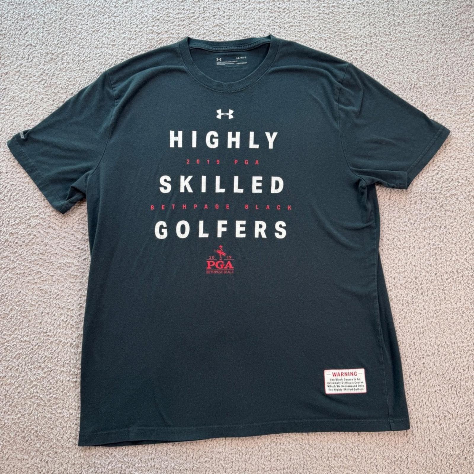 Under Armour Under Armour Mens 2019 PGA Bethpage Golfers T Shirt L Golf Size US L / EU 52-54 / 3 - 1 Thumbnail