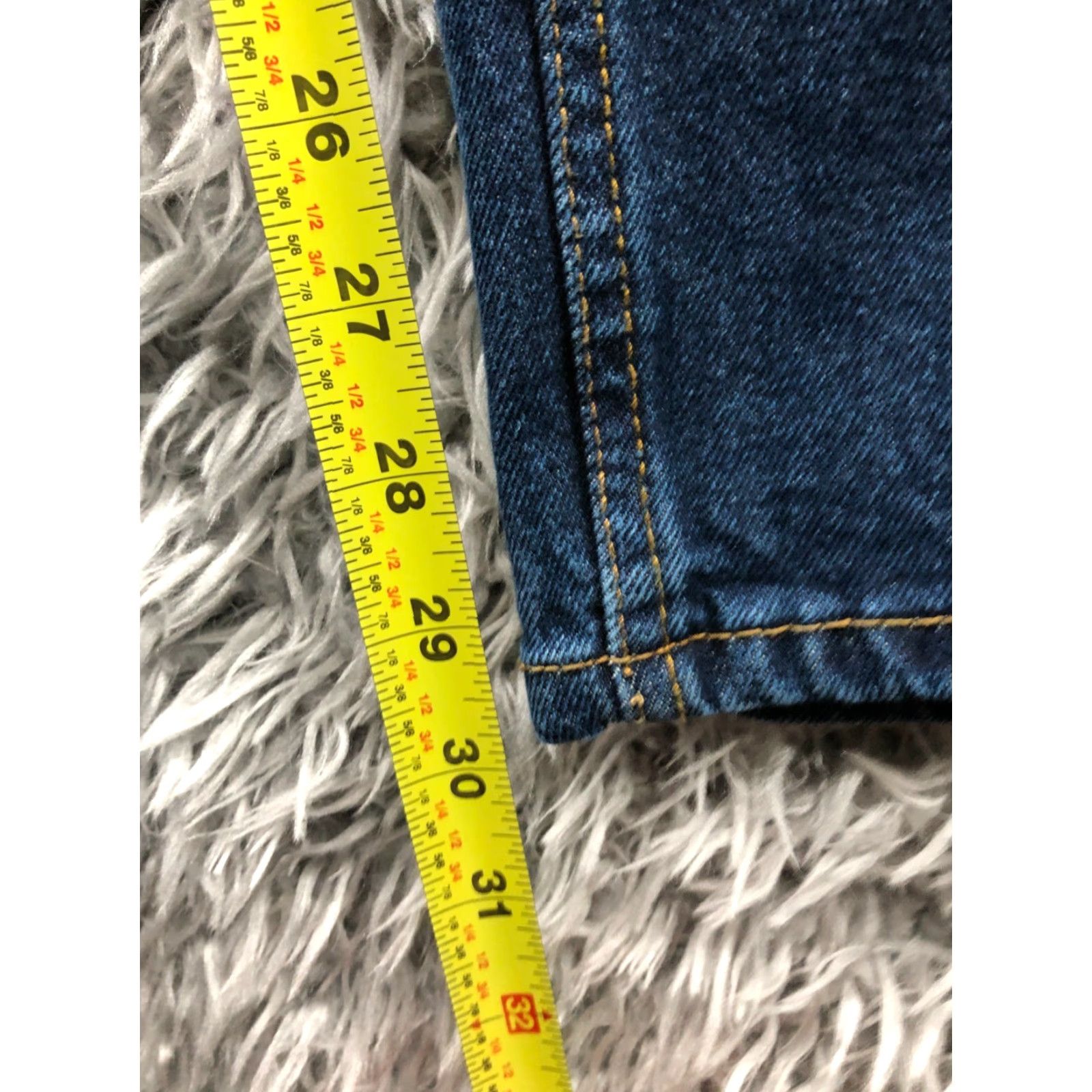 Levi's Levi's Jeans Relaxed Straight 38x30 Mens Dark Blue Wash Str Size US 38 / EU 54 - 3 Thumbnail