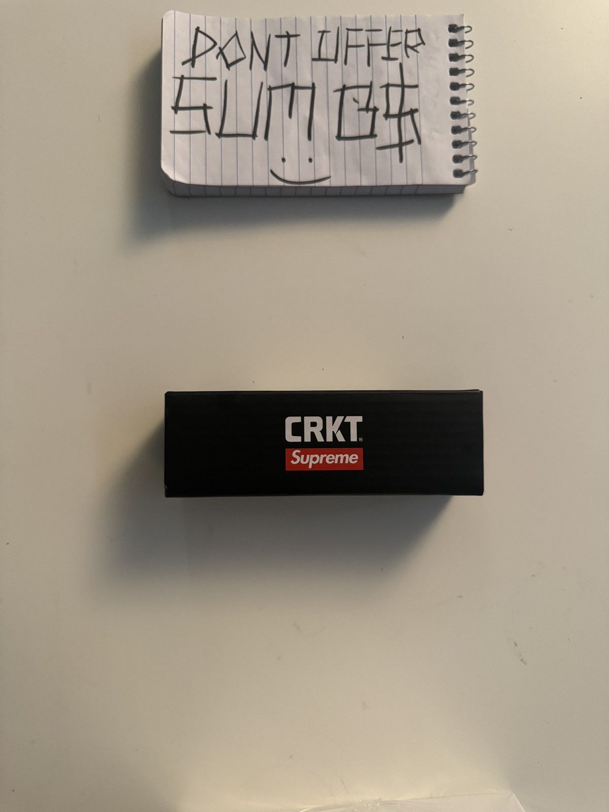 image of Supreme/crkt Ceo Microflipper Pocket Knife in Red, Men's