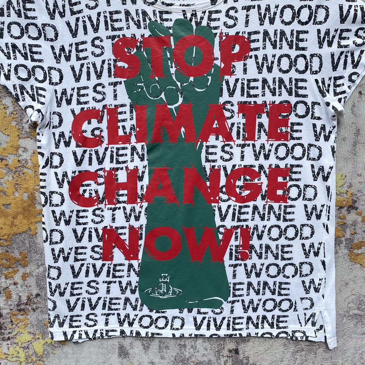 Vivienne Westwood Vivienne Westwood Stop Climate Change Now Shirt Designer Size S / US 4 / IT 40 - 7 Thumbnail