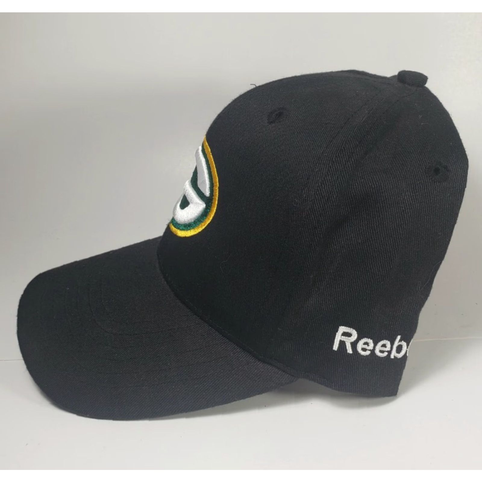 NFL NFL Black Green Bay Packers Baseball Cap Hat Reebok Cap Size ONE SIZE - 6 Thumbnail