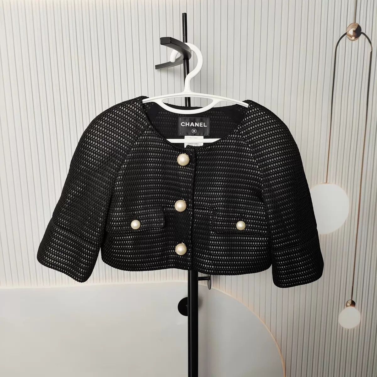 Chanel Chanel tulle jacket black 34 Size XS / US 0-2 / IT 36-38 - 1 Thumbnail