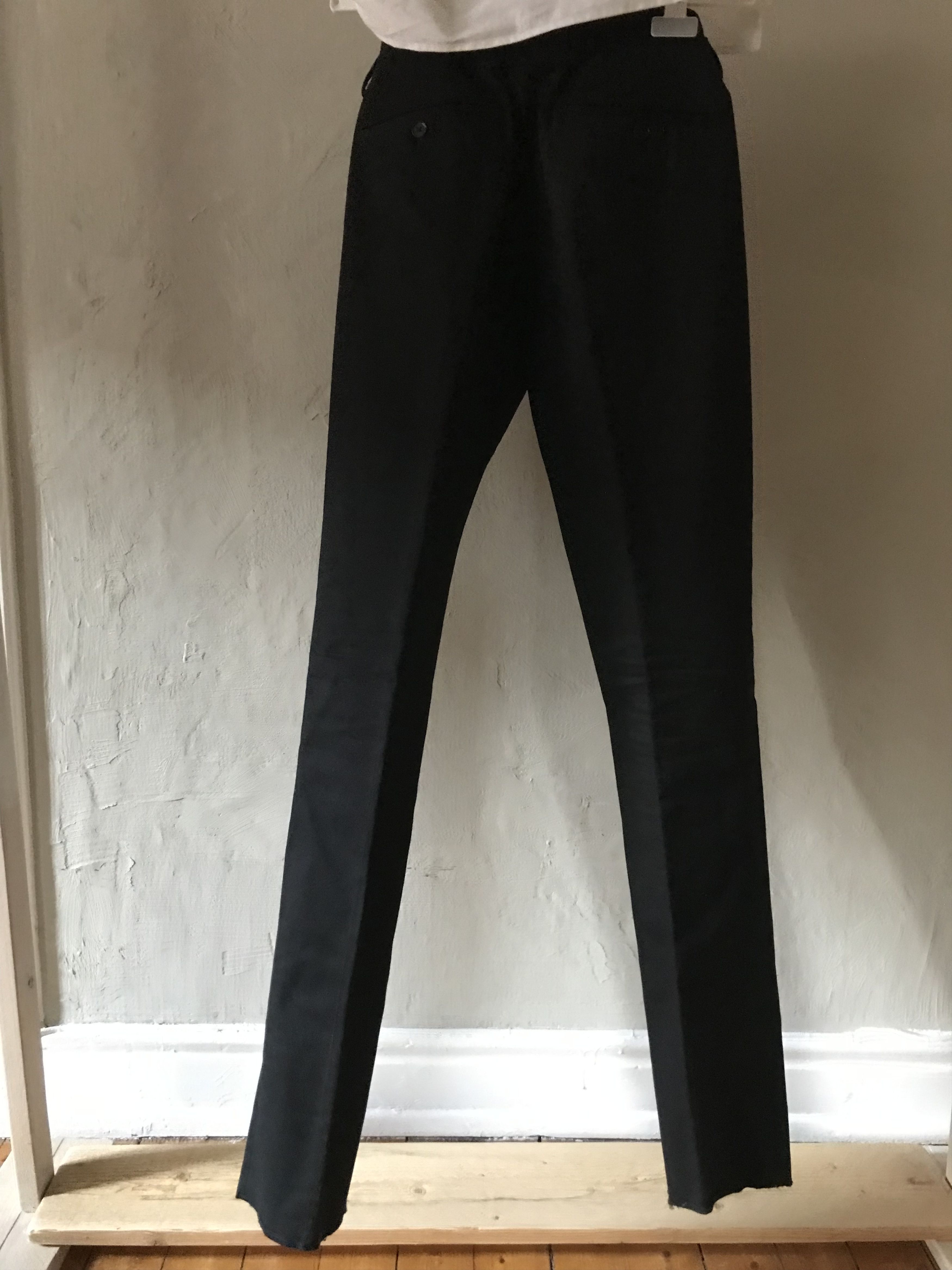 Maison Margiela AW15 Maison Margiela 14 black cotton semi-dressed pants Size US 32 / EU 48 - 9 Thumbnail